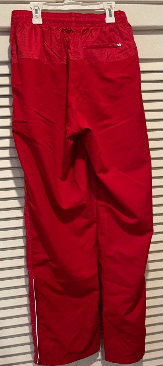 Adidas Adidas red windproof sweatpants medium Size US 30 / EU 46 - 3 Thumbnail