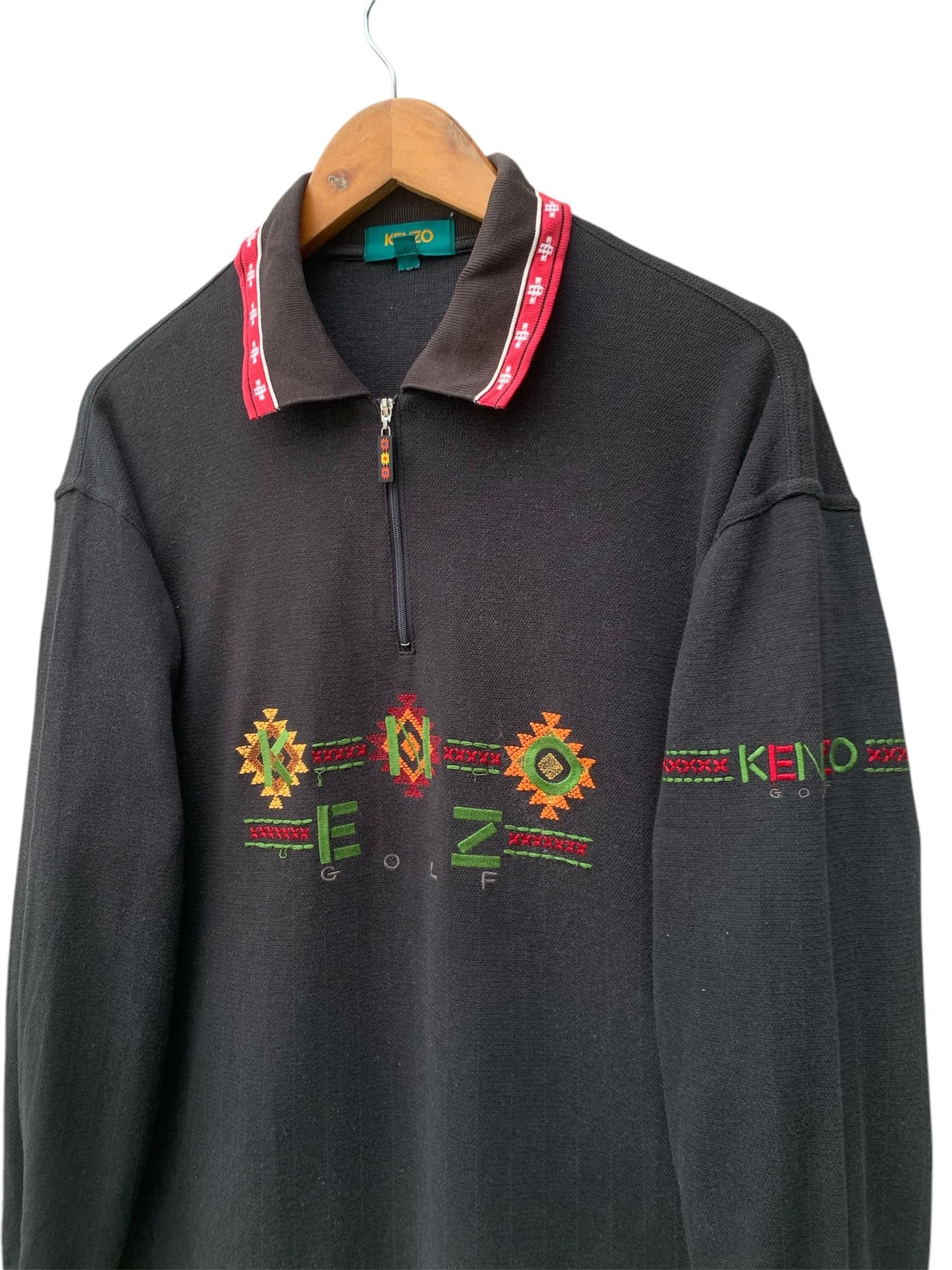 Kenzo Vintage Kenzo Golf Embroidery Long Sleeve Polos Size US M / EU 48-50 / 2 - 5 Thumbnail