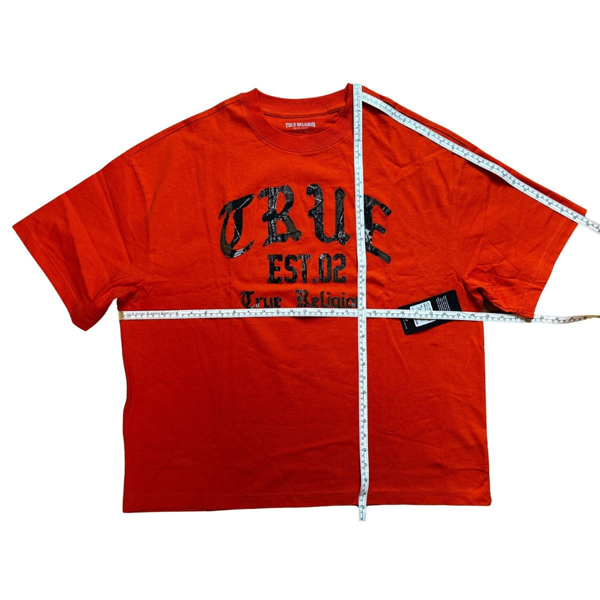 True Religion True Religion Men's Oversized T-Shirt – Orange Size L Size US L / EU 52-54 / 3 - 6 Thumbnail