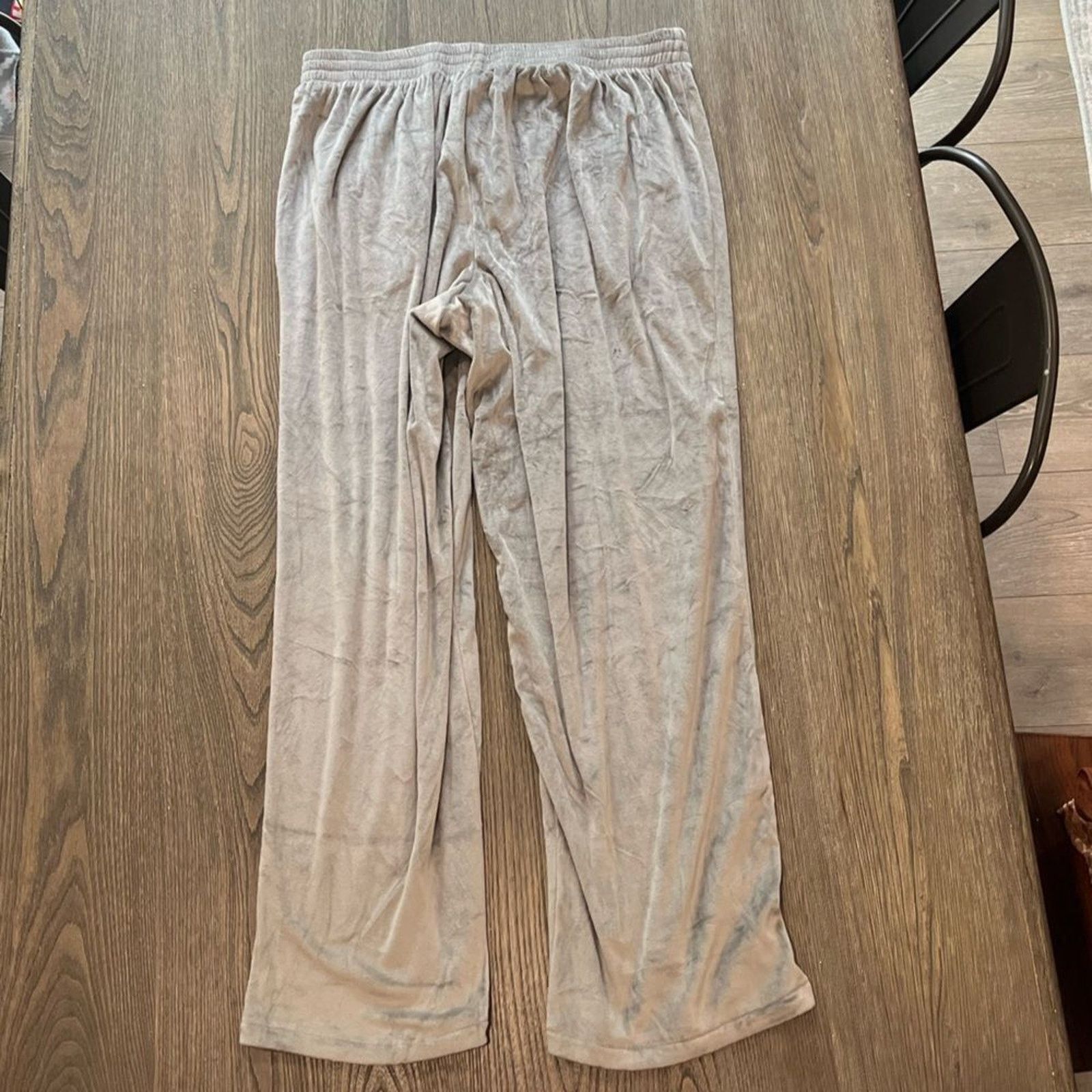 SKIMS NWT Skims Velour Track Pants Smoke Size 2X Size 31" - 9 Thumbnail