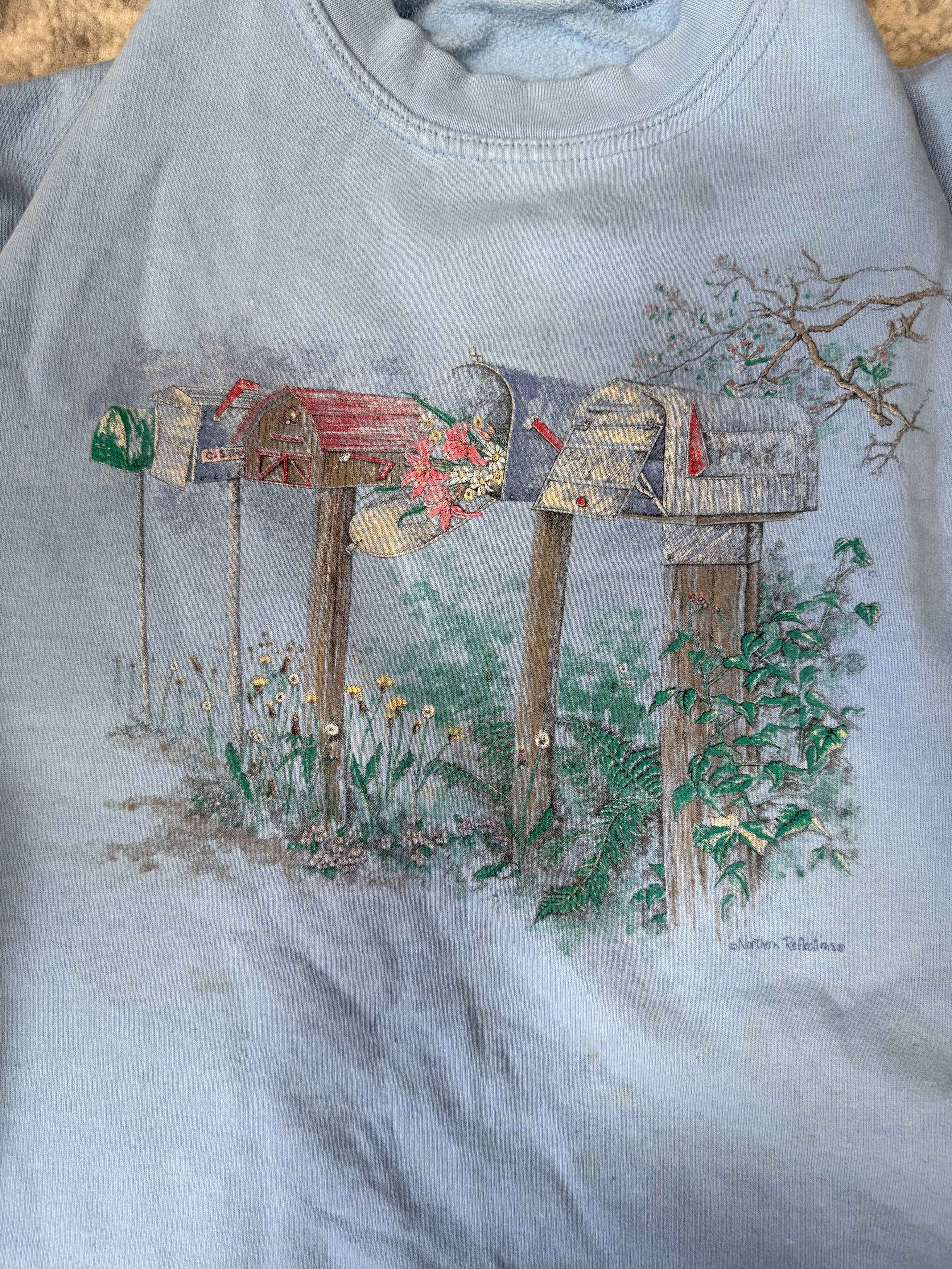 Northern Reflections × Vintage Vintage Northern Reflections Mailboxes Sweatshirt Size US L / EU 52-54 / 3 - 6 Thumbnail