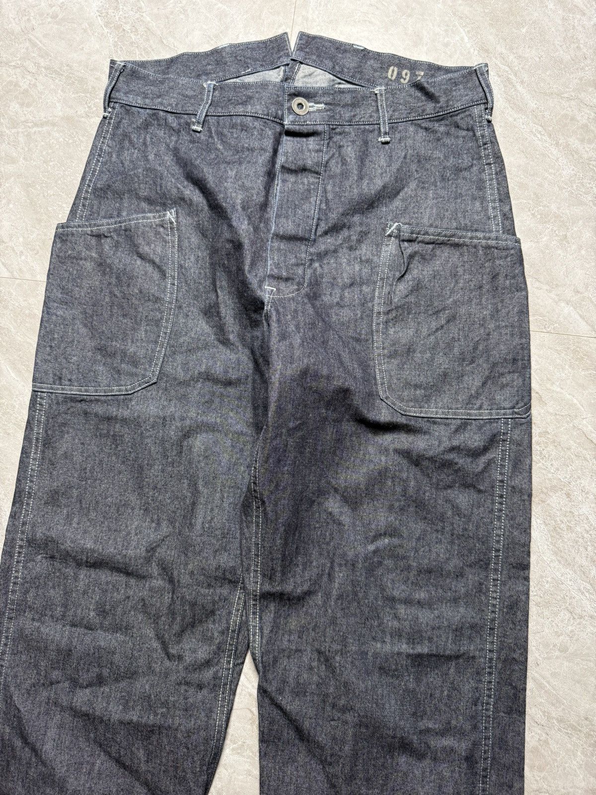 Two Moon Two Moon Japan Cinch Back 097 Denim Pants Size US 30 / EU 46 - 5 Thumbnail