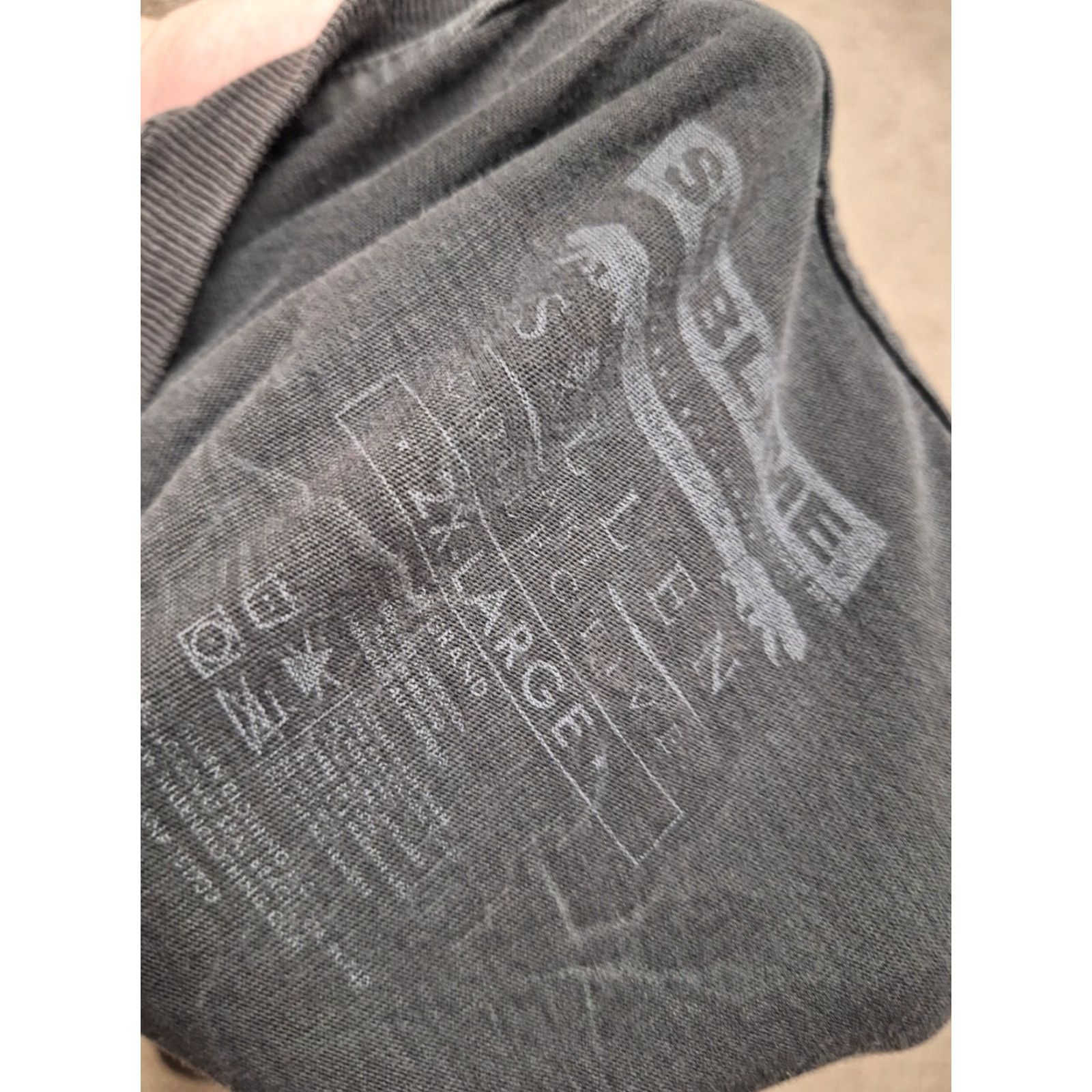 Vintage VINTAGE Sullen T-Shirt Graphic Print Unisex Adults 2XL Gray Cotton Crew Neck Short Sleeve Logo Size US XXL / EU 58 / 5 - 2 Thumbnail