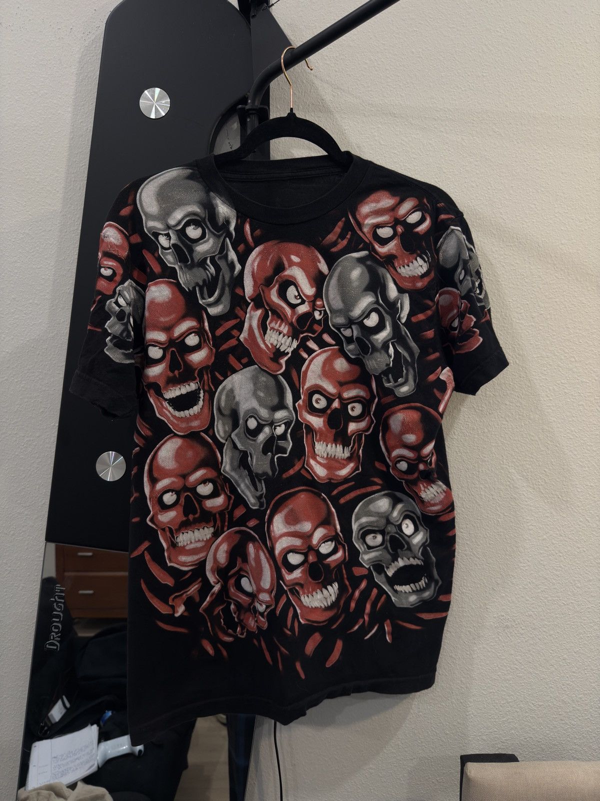 Vintage juicy j stay fly skull pile shirt Size US M / EU 48-50 / 2 - 1 Thumbnail