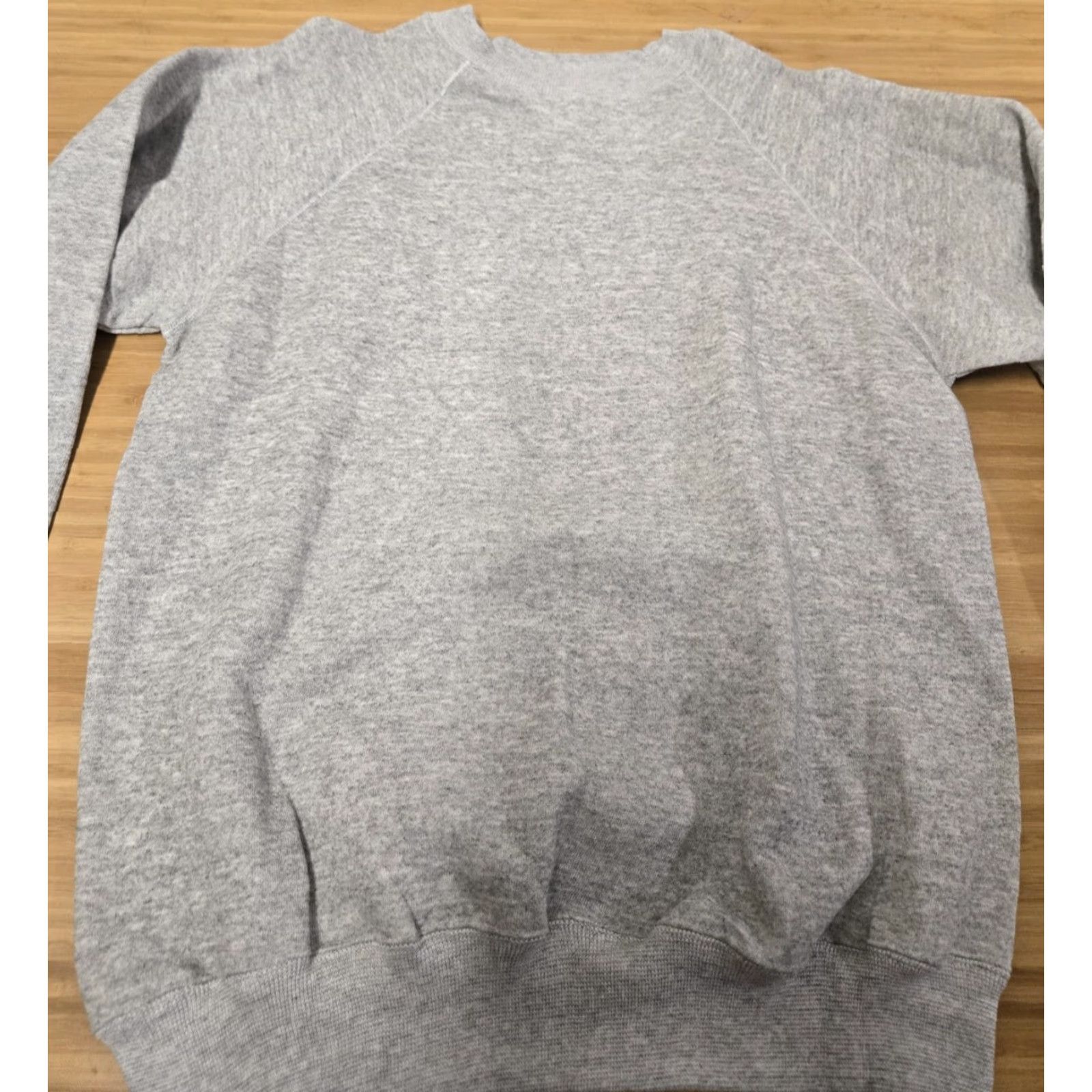 Hanes VINTAGE Hanes Sweatshirt Mens Large Gray Made USA Crewneck Raglan Fleece 90s Size US L / EU 52-54 / 3 - 3 Thumbnail