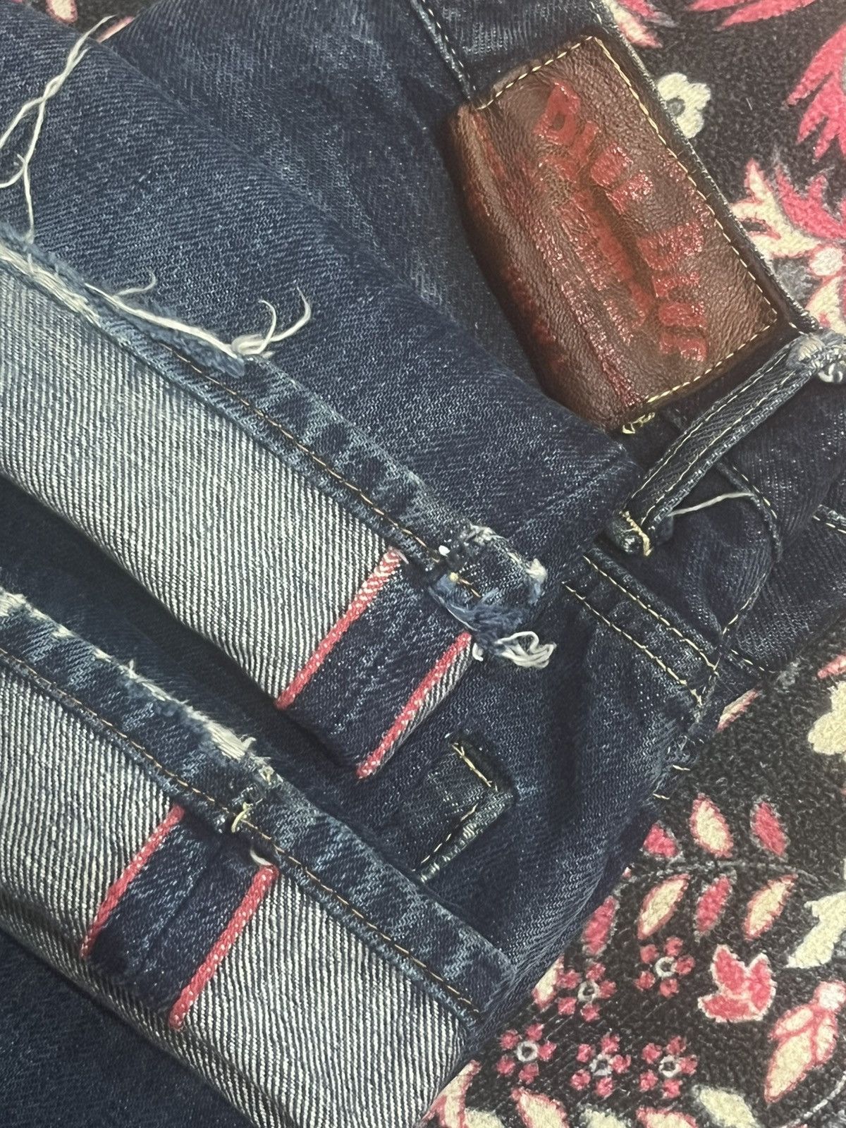 Blue Blue Japan Blue Blue Japan Blue Washed Straight Fit Selvedge Jeans Size US 31 - 15 Thumbnail