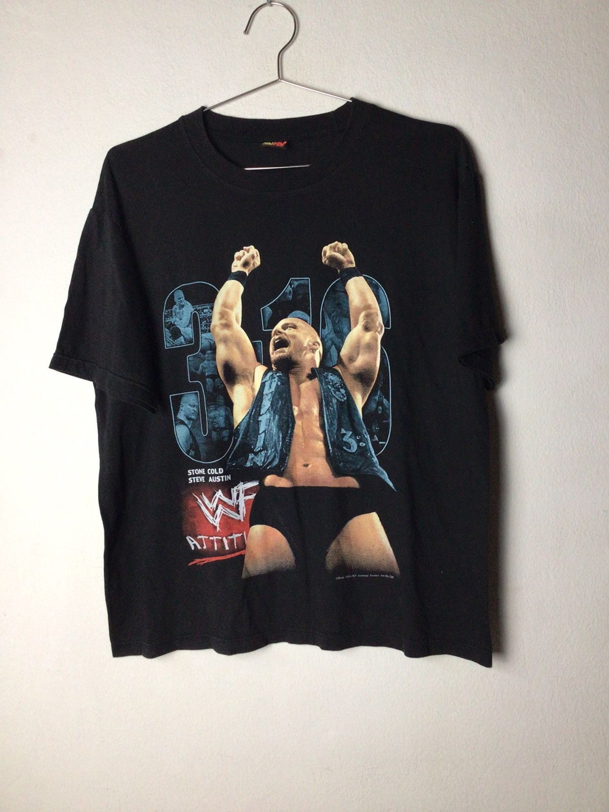 WCW/nWo × WWE × WWF Stones cole wwf thai old 90-00's Size US L / EU 52-54 / 3 - 2 Thumbnail