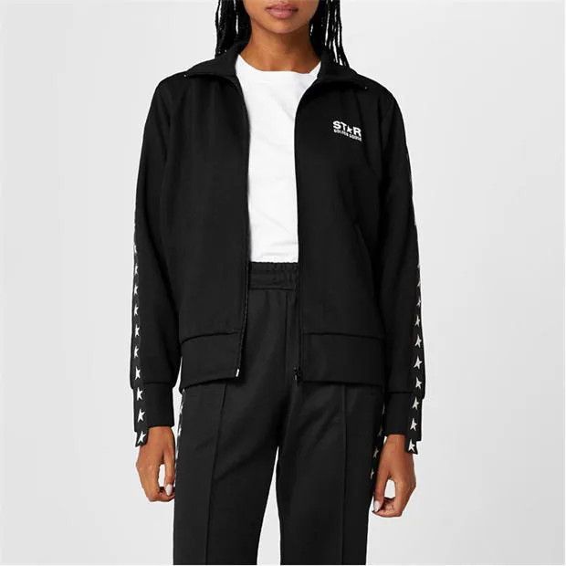 Golden Goose o1g2r1mq1024 Track Jacket in Black & White Size M / US 6-8 / IT 42-44 - 6 Thumbnail