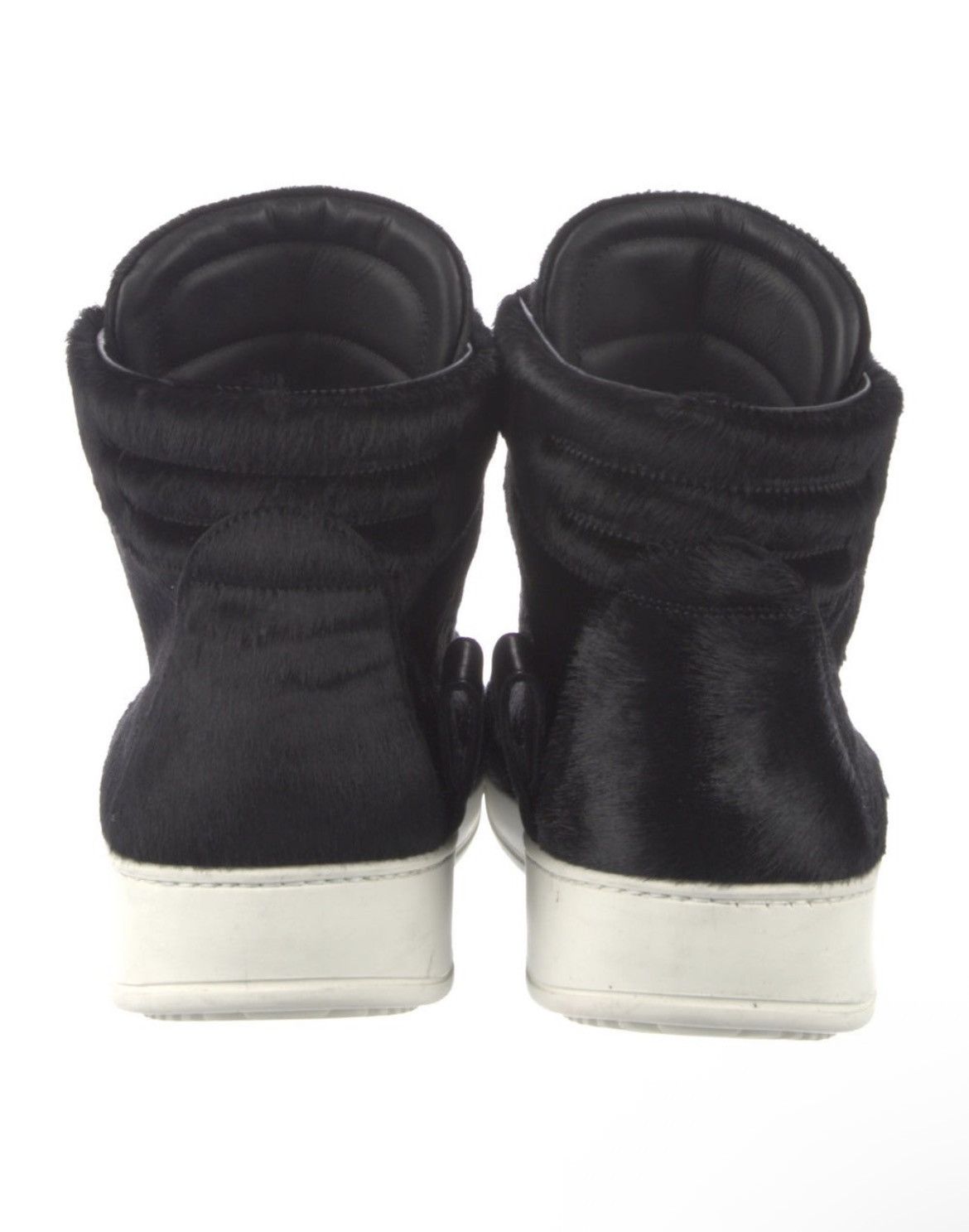 Balmain RARE BALMAIN BASKET DUNK Black Calf Hair Leather Sneaker Size US 10 / EU 43 - 4 Thumbnail