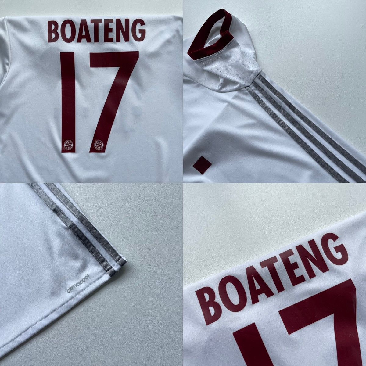 Adidas Adidas FC Bayern Munich 2016/17 Third UCL Jersey #17 Boateng Size US L / EU 52-54 / 3 - 8 Thumbnail
