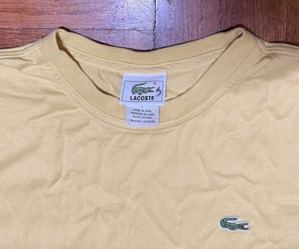 Lacoste Vintage 90s Lacoste T Shirt Size US XL / EU 56 / 4 - 6 Thumbnail