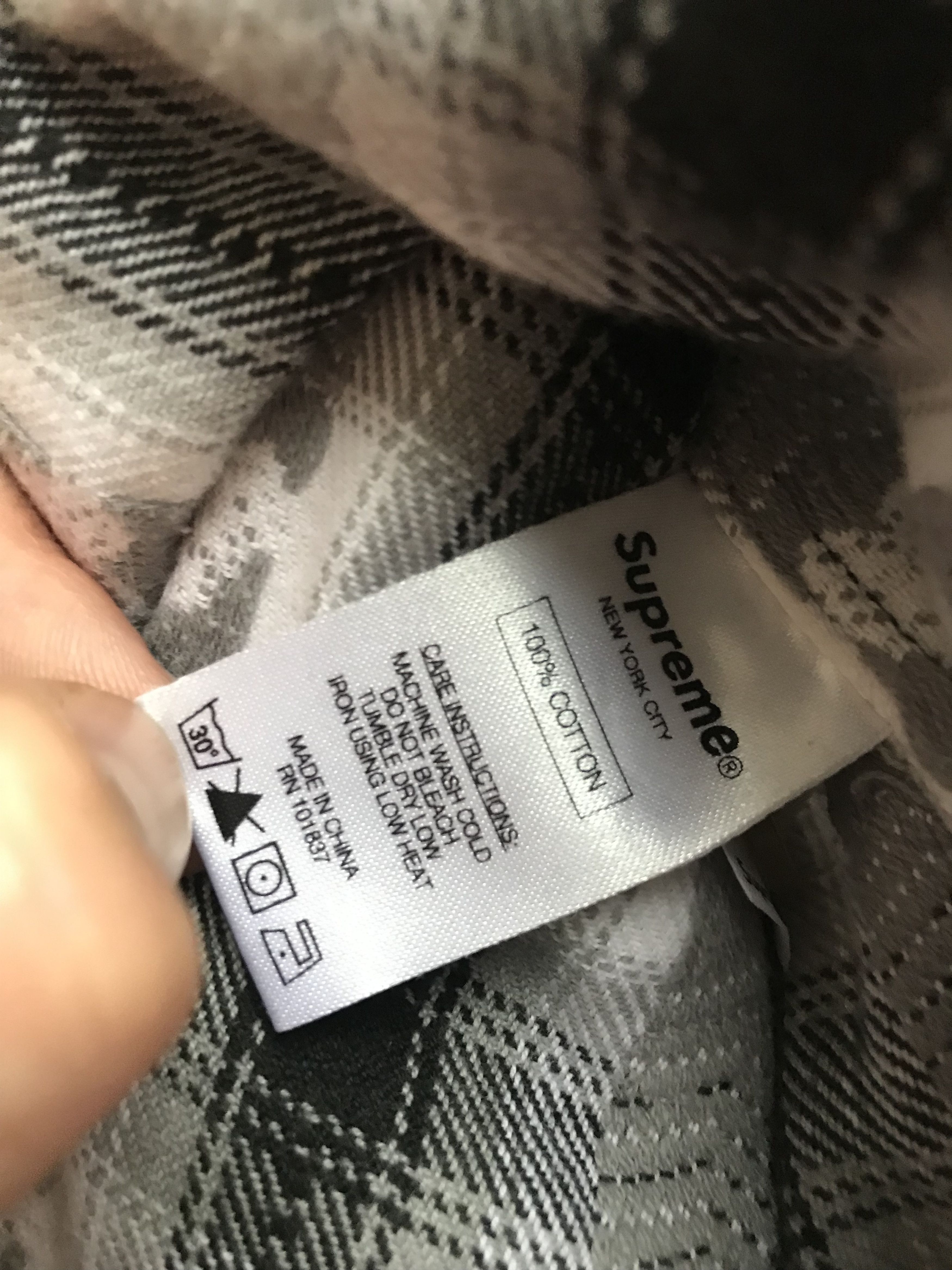 Supreme Hearts Plaid Flannel S/S16 Size US XL / EU 56 / 4 - 6 Thumbnail