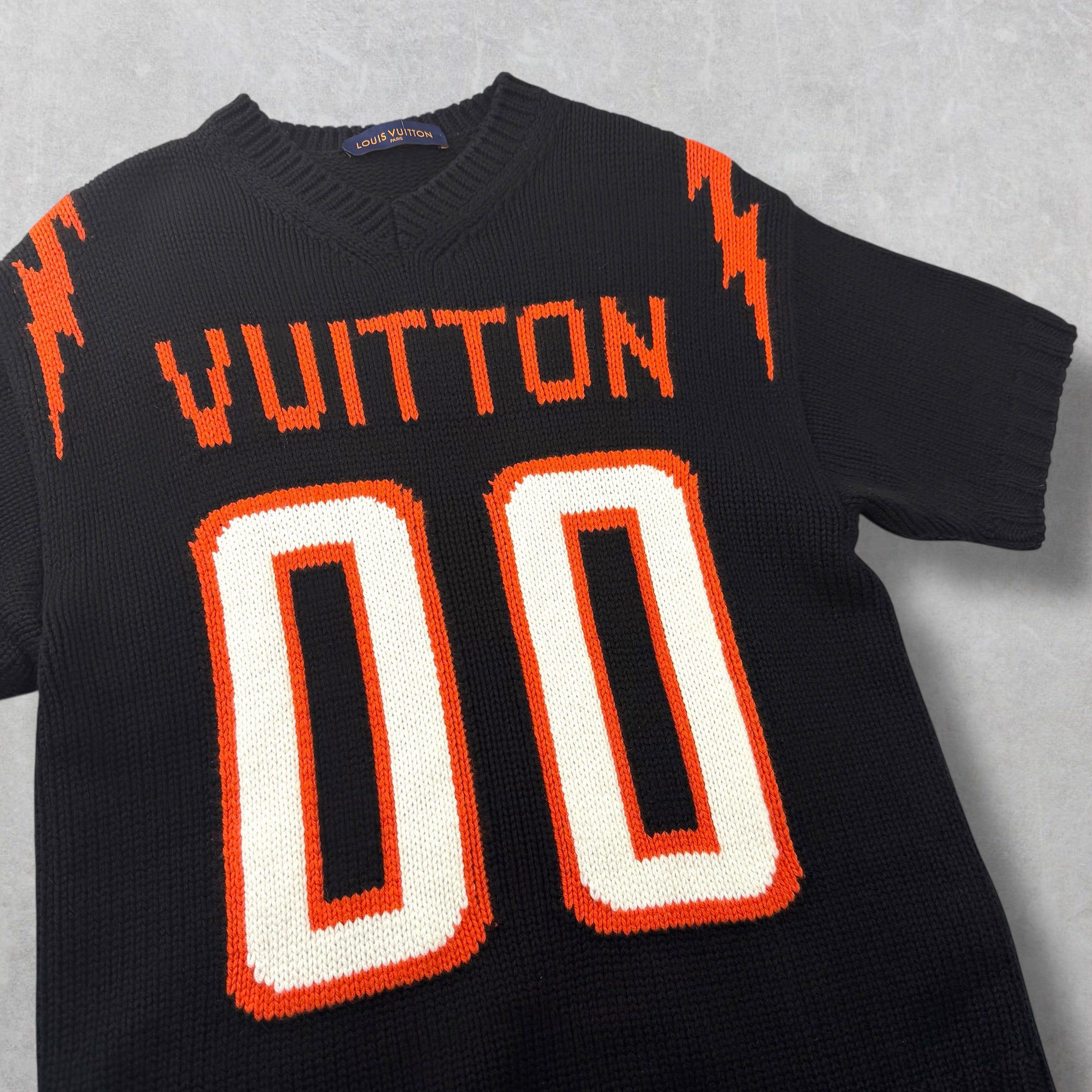 Louis Vuitton Louis Vuitton Chunky Intarsia Football Shirt M Size US M / EU 48-50 / 2 - 3 Thumbnail
