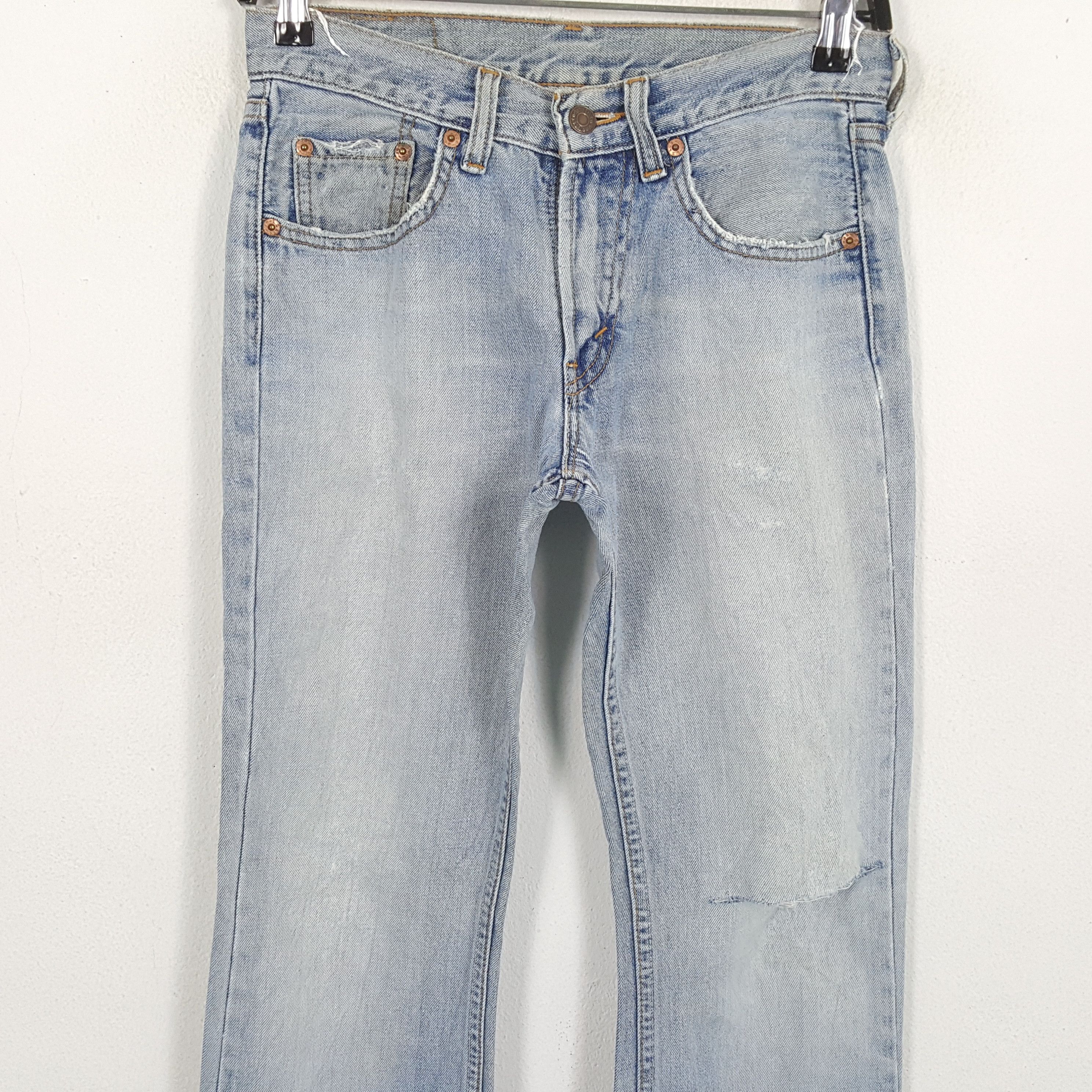 Levi's × Vintage LEVIS American Streetwear Bootcut Style Distressed Jeans Size 28" / US 6 / IT 42 - 2 Thumbnail