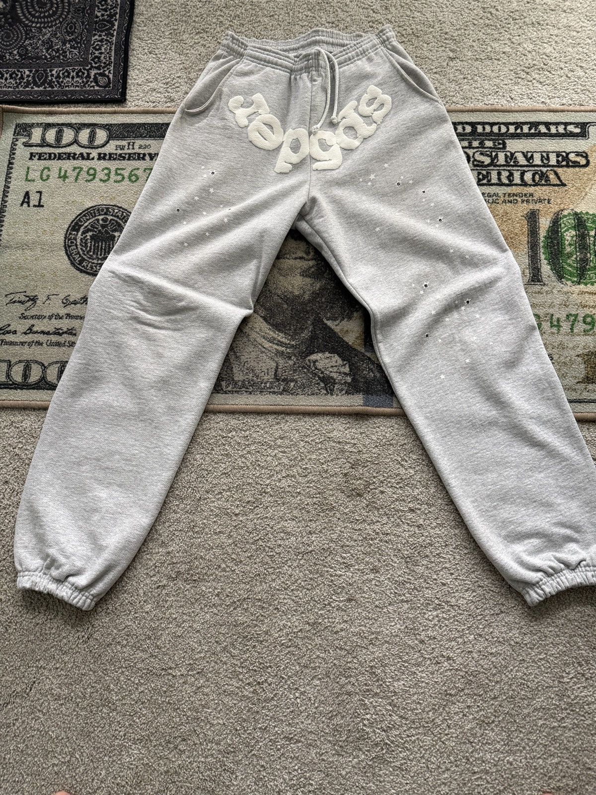 Sp5der Sp5der Og Web Sweatpants Size US 34 / EU 50 - 2 Thumbnail