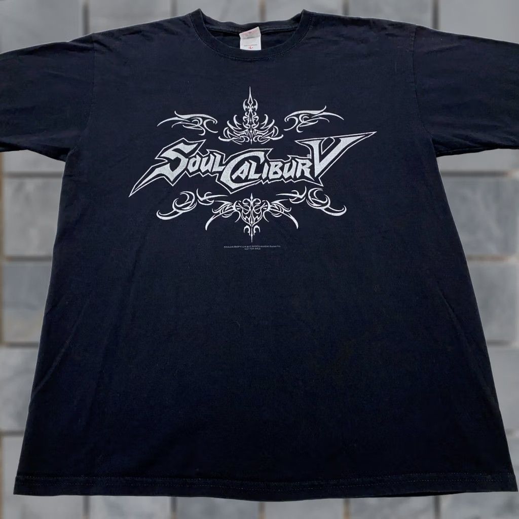 Anvil SOUL CALIBUR V CONCERT T-Shirt BLACK L ANVIL Mens Crew Neck Short Sleeve 80s 90s Video Game Namco Bandai 2010-2019 Size US L / EU 52-54 / 3 - 1 Thumbnail