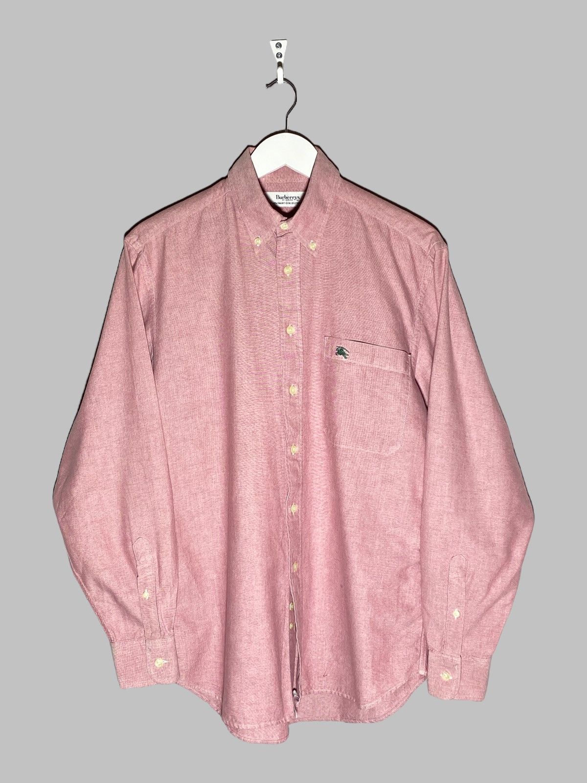 Burberry Vintage Burberry’s Shirt Collection Button Logo Embroidered Size US M / EU 48-50 / 2 - 1 Thumbnail