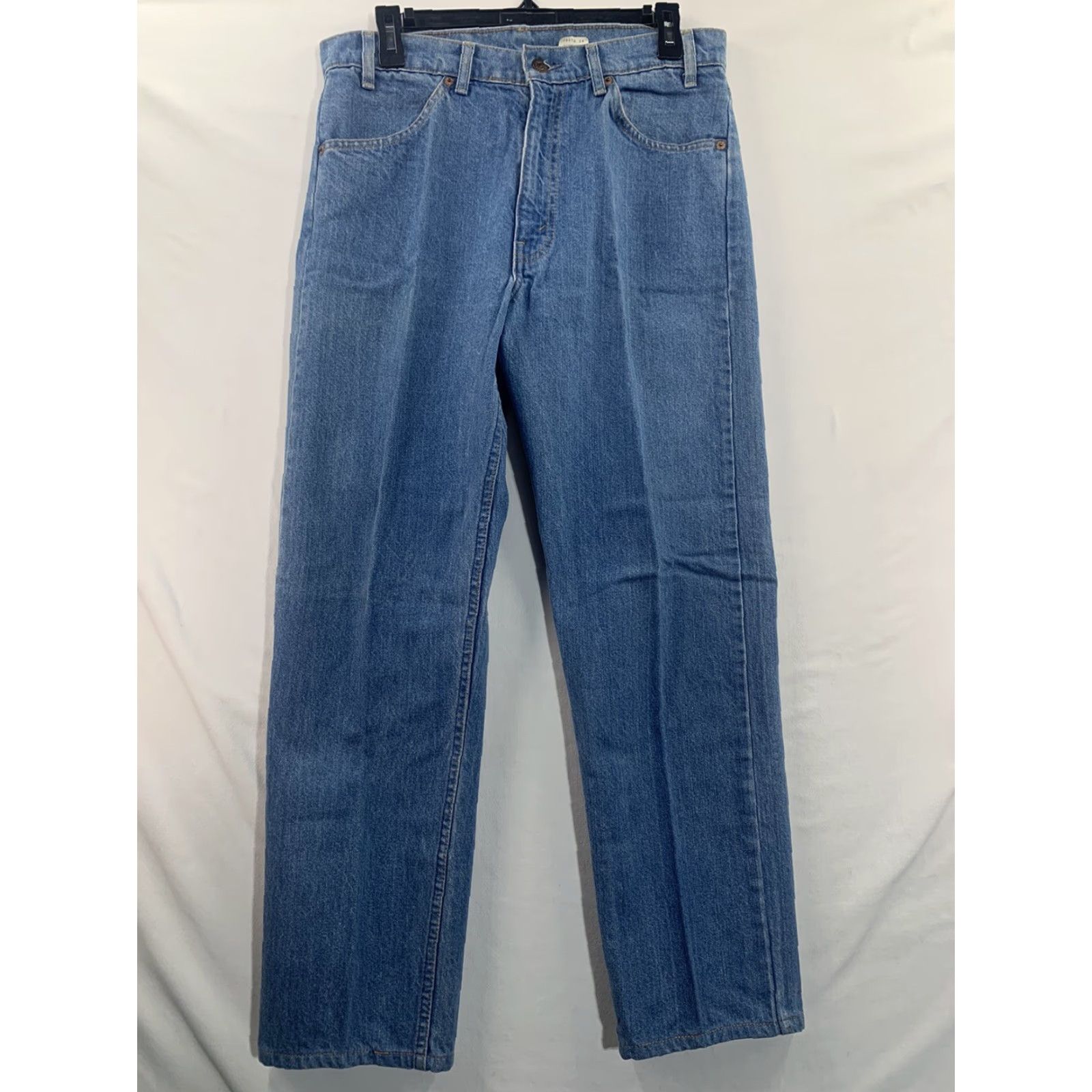 Levi's VINTAGE Levi Jeans 32x28 High Rise Denim Pants Women’s Blue 90s Levi's 550 Mom Jeans Size 24" / US 00 / IT 34 - 2 Thumbnail