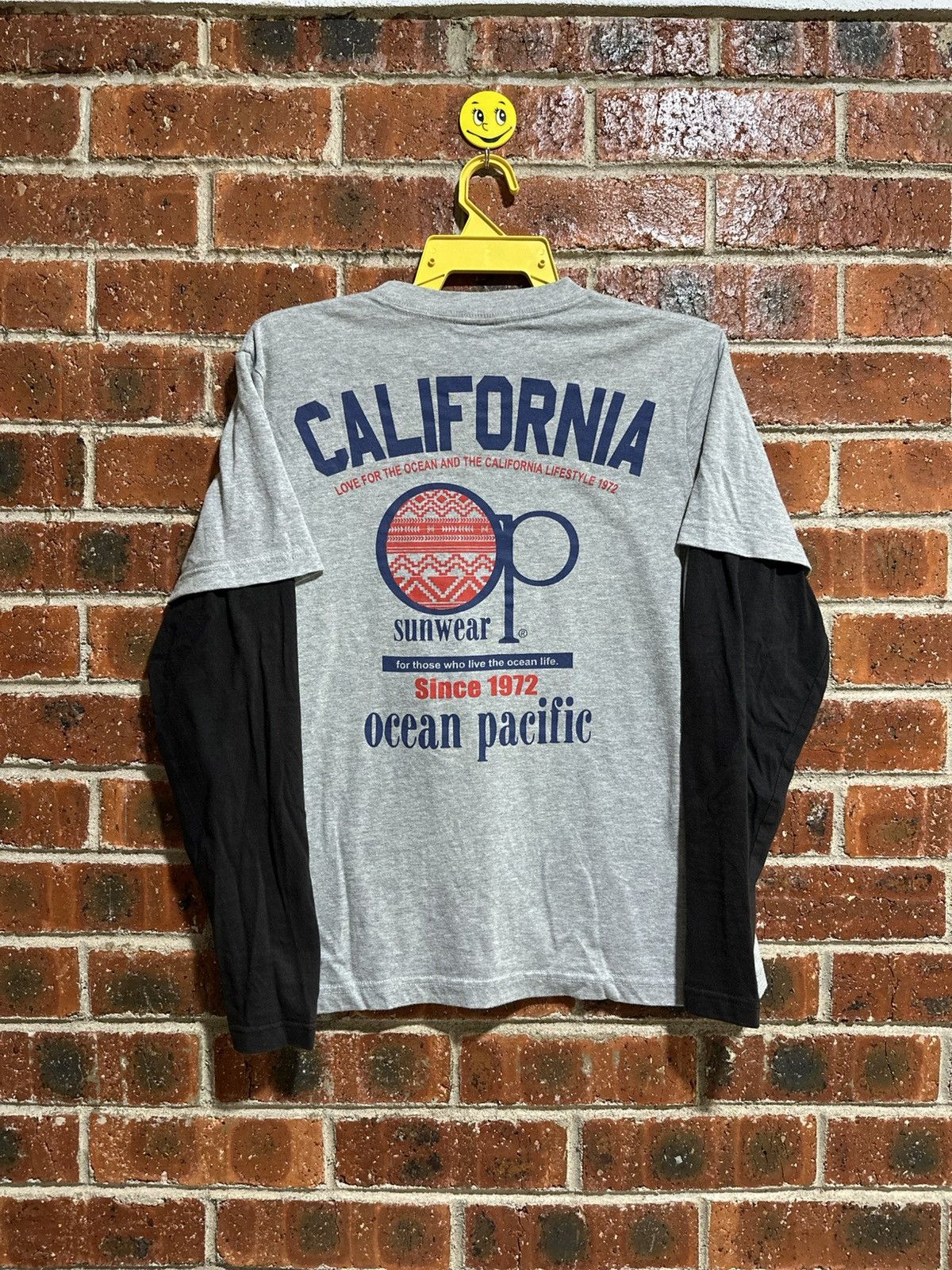 Ocean Pacific × Vintage Vintage Double Layer Ocean Pacific Sunwear Faded Tee Size US M / EU 48-50 / 2 - 1 Thumbnail