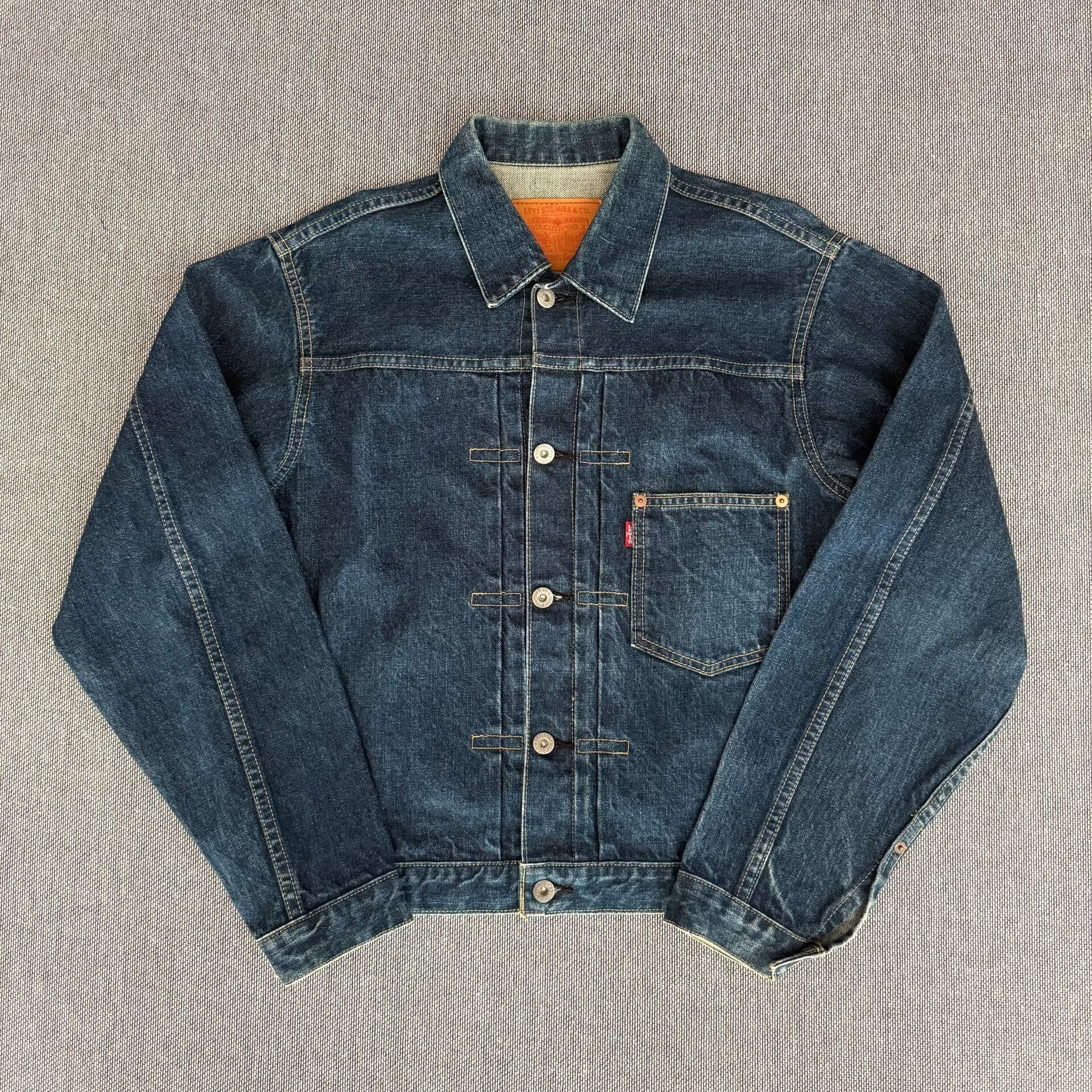 Levi's Vintage Clothing Levi's LVC 506XX J02 Denim Jacket Size US XXS / EU 40 - 1 Thumbnail