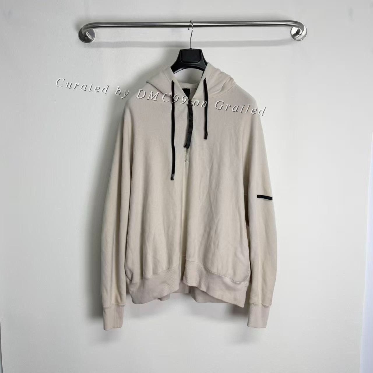 N.Hoolywood N.hoolywood Beige Functional Half-Zip Hoodie Size US M / EU 48-50 / 2 - 1 Thumbnail