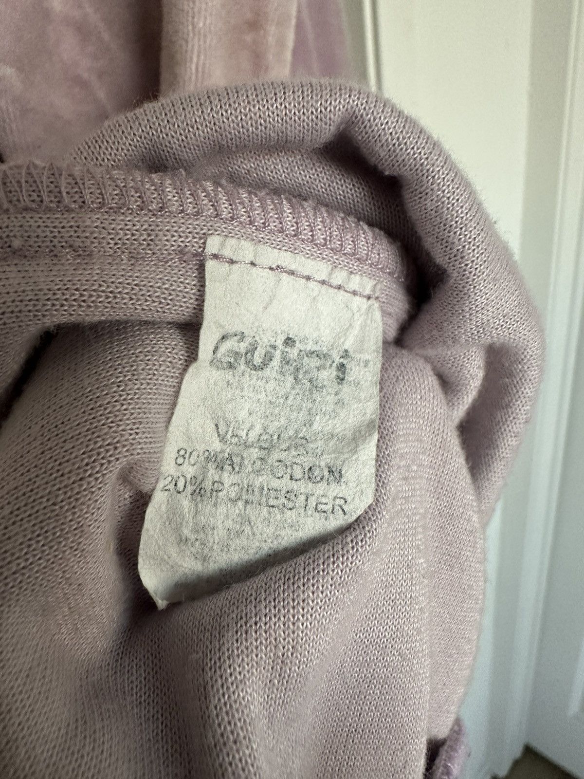 Other Guiri - Violet Velour Polo Sweater Size US M / EU 48-50 / 2 - 5 Thumbnail