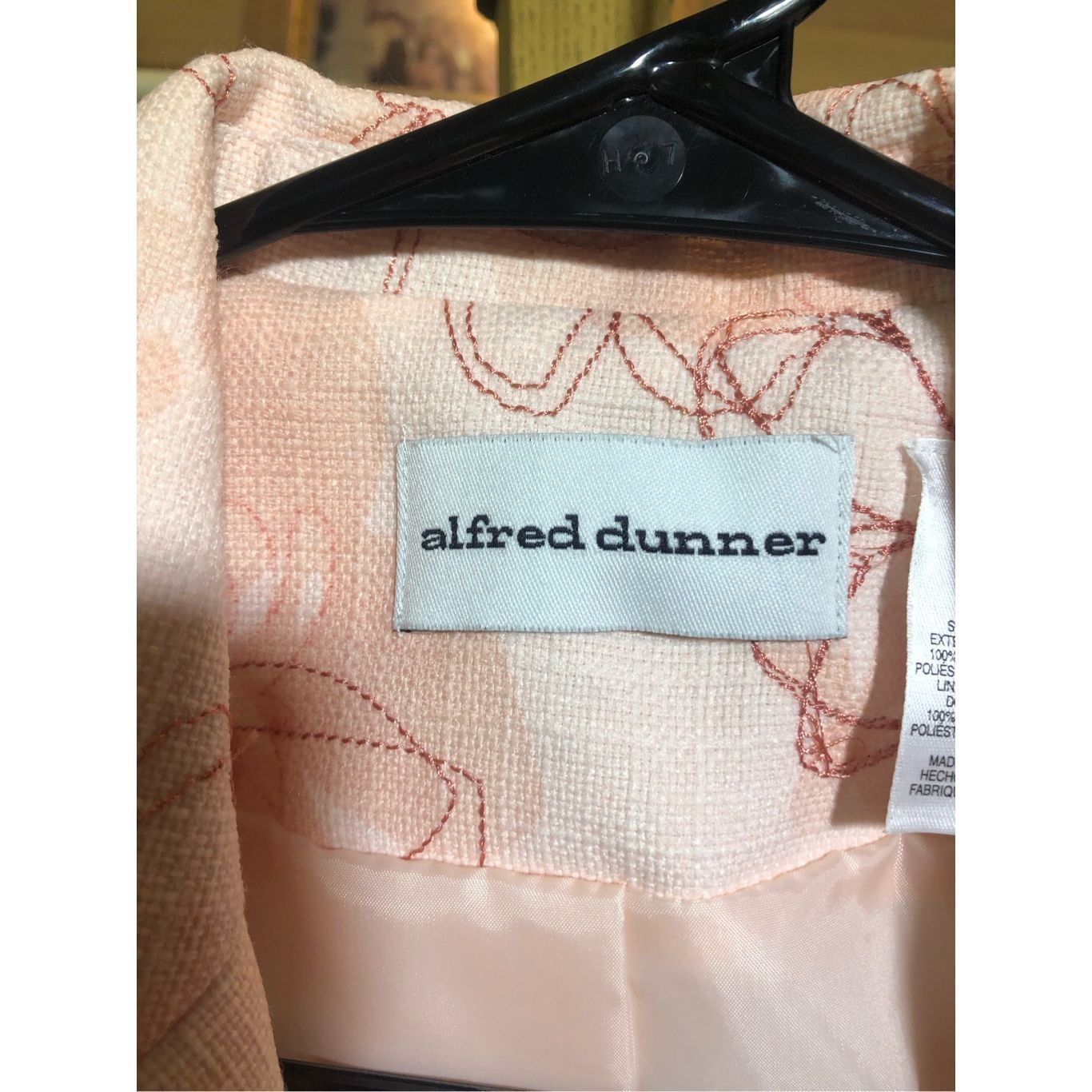 Other Alfred Dunner Women’s Pink Floral Pattern Suit Jacket Blazer Size XL / US 12-14 / IT 48-50 - 5 Thumbnail