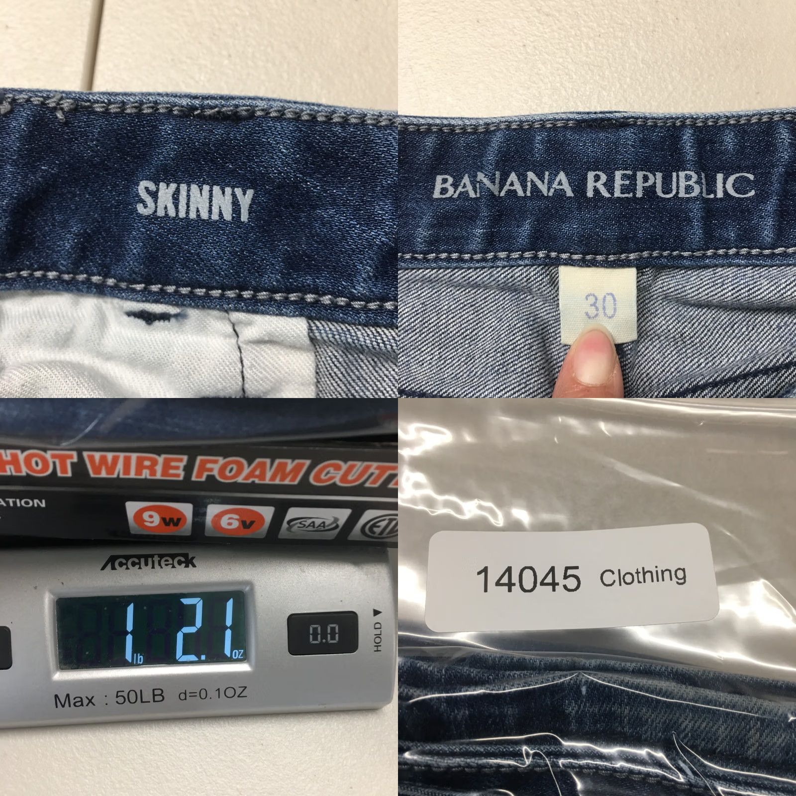 Banana Republic Banana Republic Skinny Denim Jeans Womens 30 Blue 5 Pocket Mid Rise Zip Fly Jeans Size 30" / US 8 / IT 44 - 9 Thumbnail