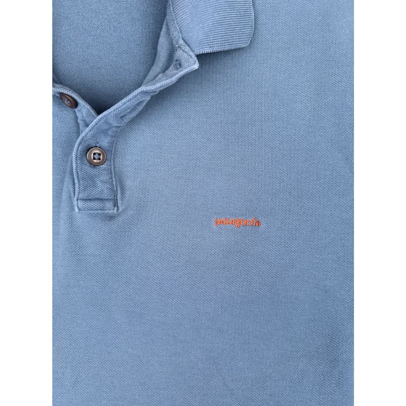 Patagonia Patagonia Polo Shirt Adult Large Blue 100% Cotton Short Sleeve Golf Golfer Mens Shirt Polo Blue 100% Cotton Casual Workwear Activewear Size US L / EU 52-54 / 3 - 6 Thumbnail