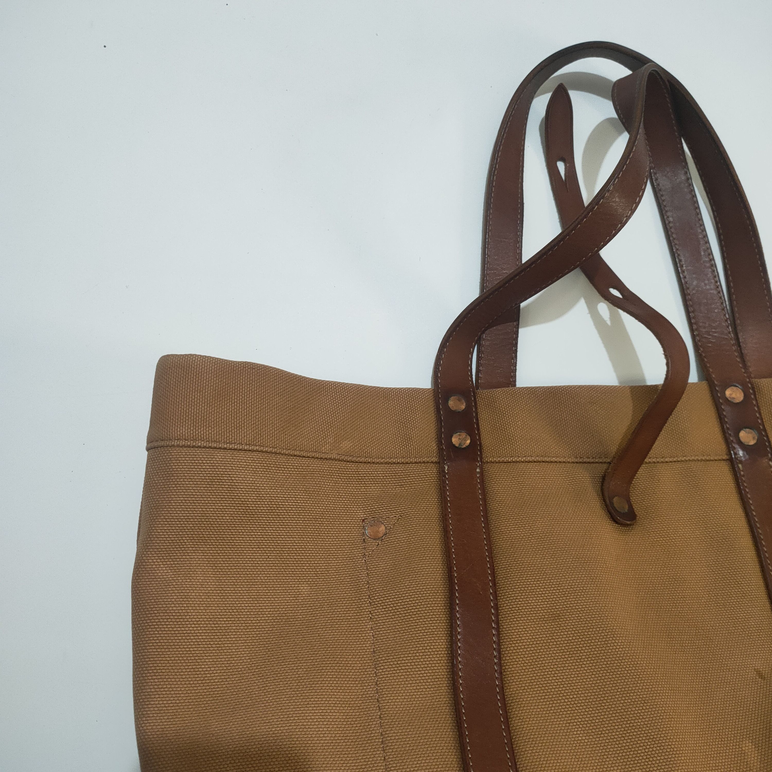RRL Ralph Lauren × Vintage Ralph Lauren Cotton Canvas Tote Bag Size ONE SIZE - 7 Thumbnail