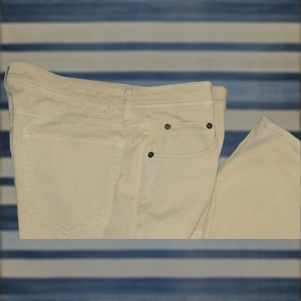 Vintage GFORE Ecru Performance Chino Pants 34 x 32 Mens Pants Chino 34x32 Ecru Size US 34 / EU 50 - 1 Thumbnail