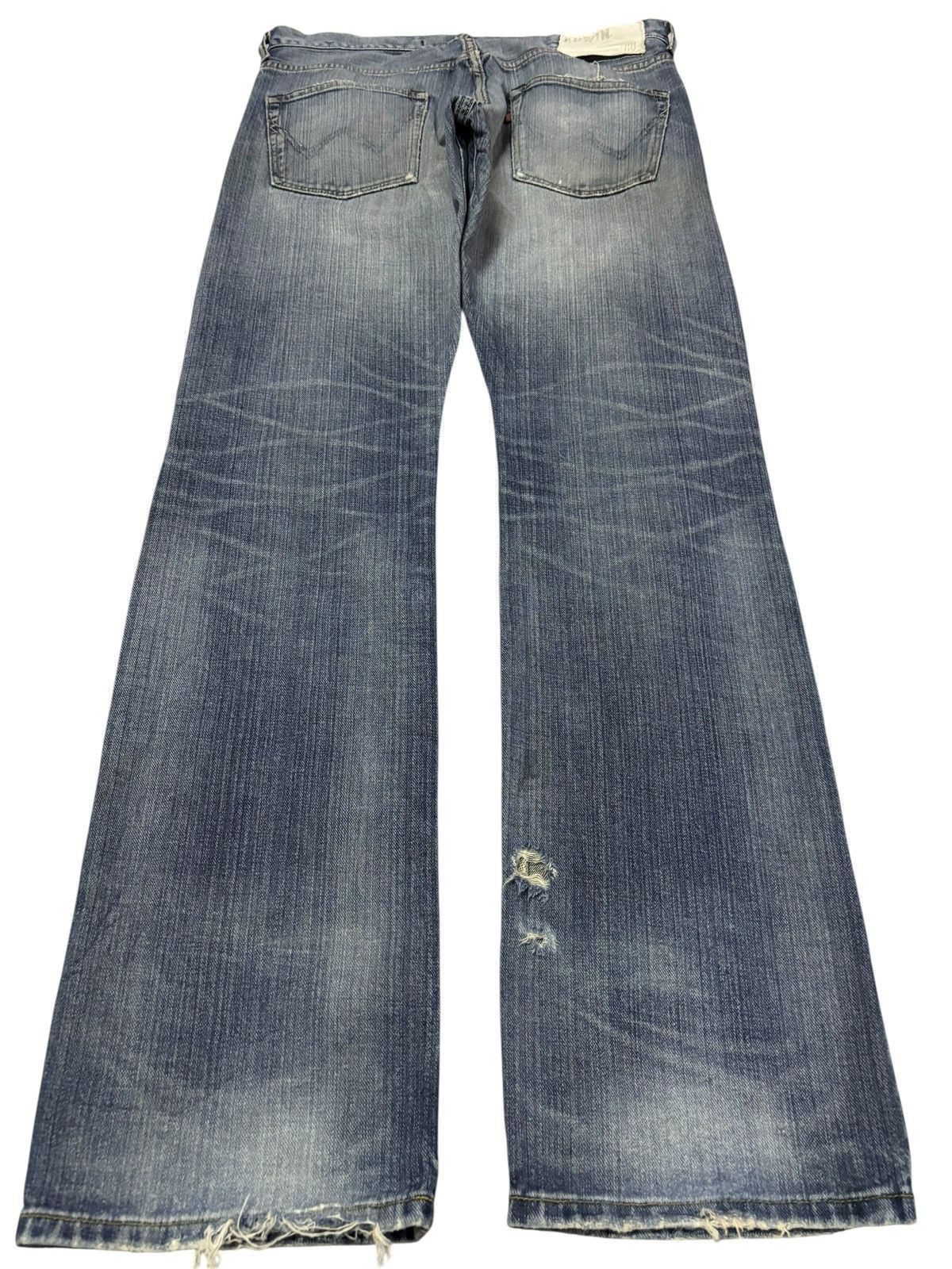 Edwin Vtg Edwin XV Faded Distressed Jeans Size US 32 / EU 48 - 2 Thumbnail