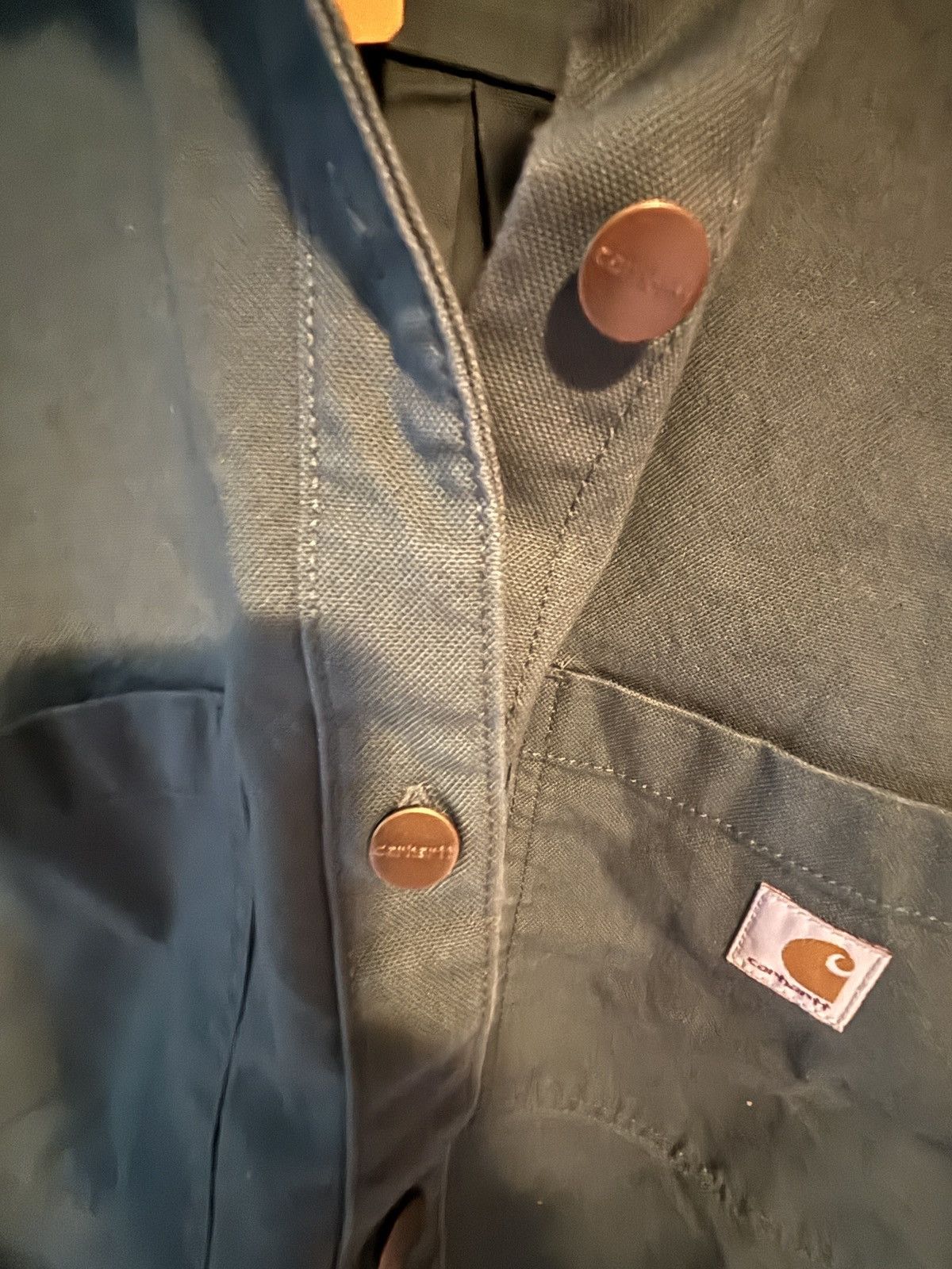 Carhartt Carhartt Rugged Flex Heavyweight Green Work Shirt Jacket Size XXL / US 16-18 / IT 52-54 - 4 Thumbnail