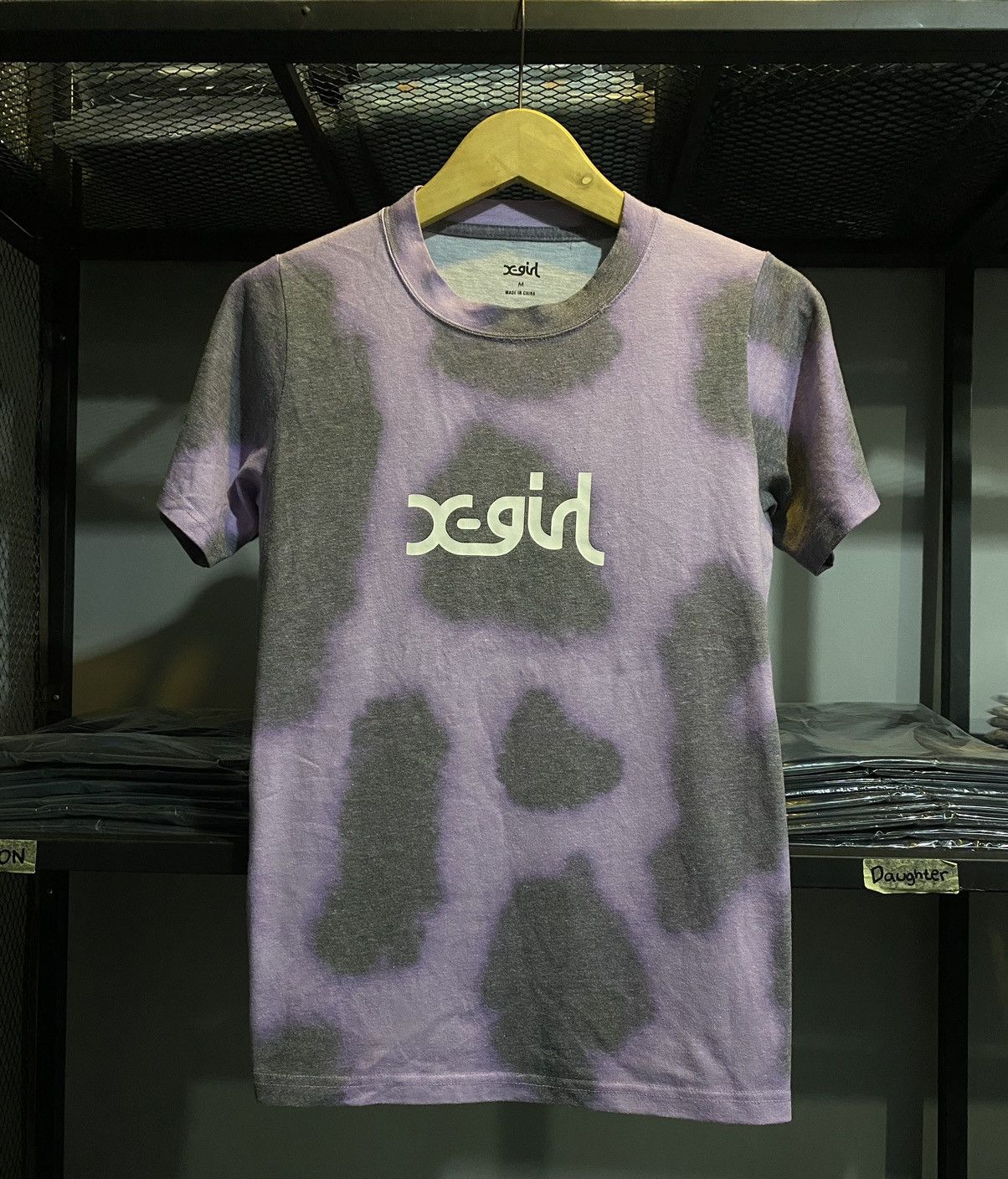 Japanese Brand X-girl Purple Dyed Logo Print Japanese Brand Tshirt Size M / US 6-8 / IT 42-44 - 1 Thumbnail