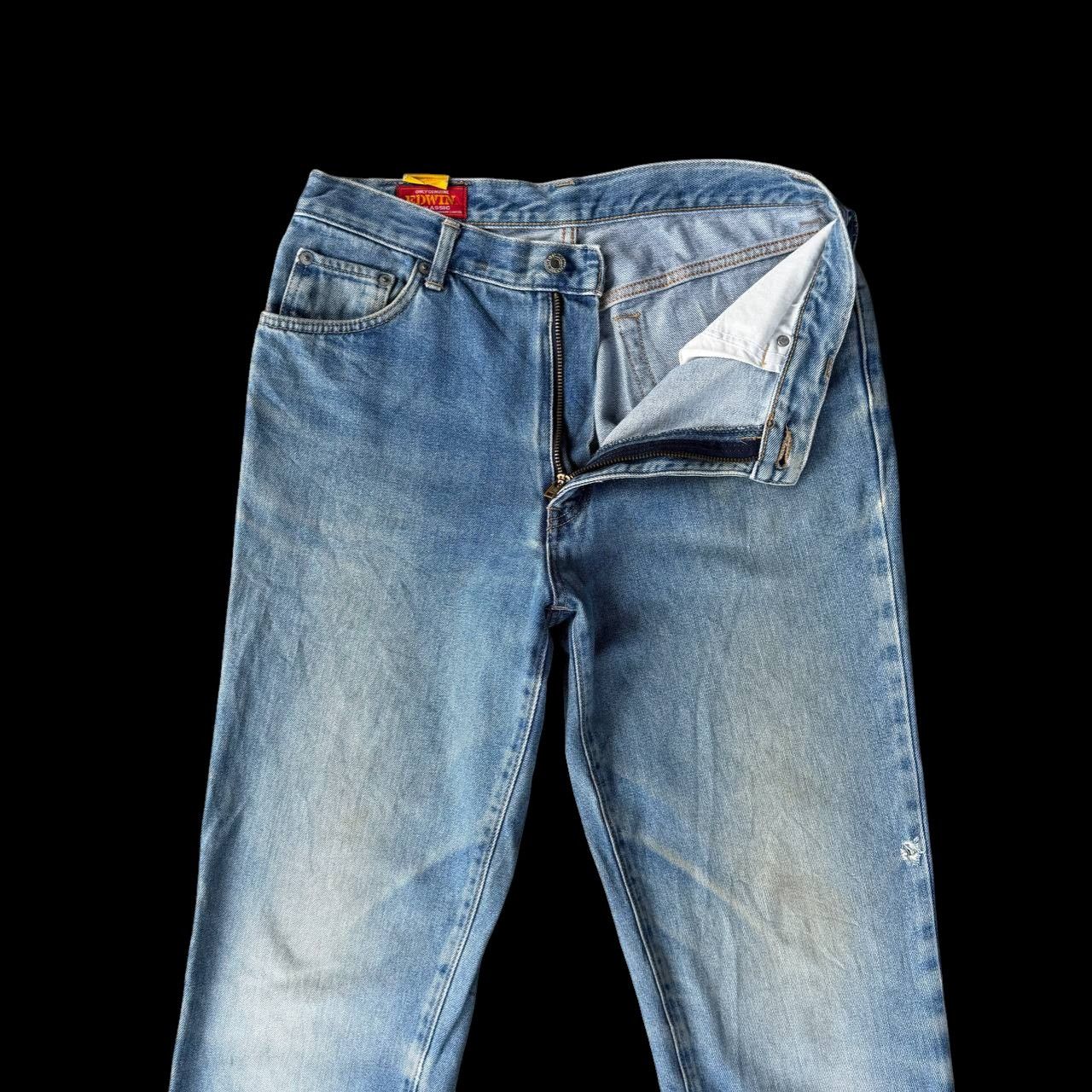 Vintage VINTAGE 90S EDWIN JAPAN CLASSIC DENIM LIGHT PRE-WASHED W30" Size US 30 / EU 46 - 5 Thumbnail