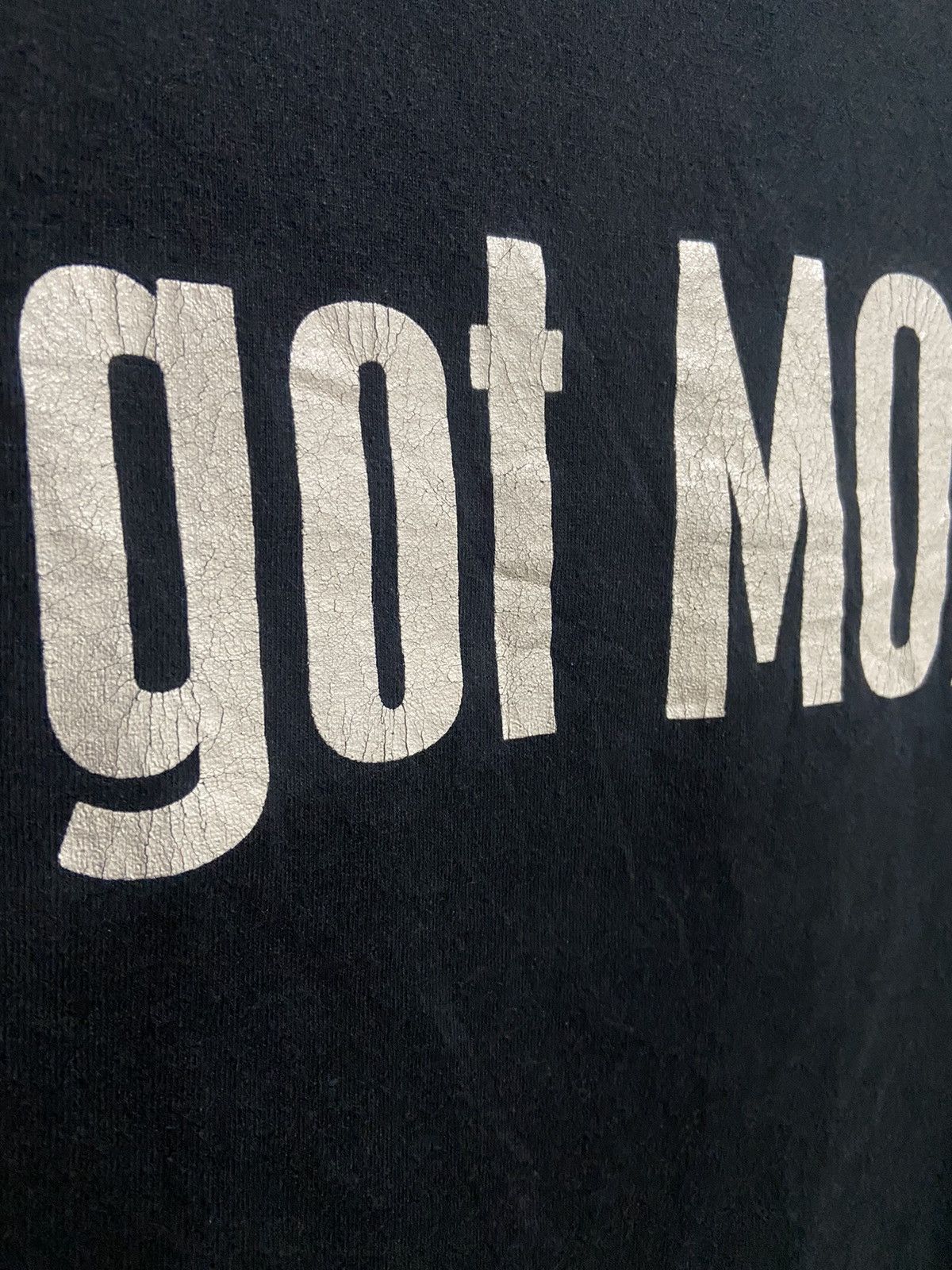 Vintage Vintage Got MOE? black t-shirt xl Size US XL / EU 56 / 4 - 3 Thumbnail