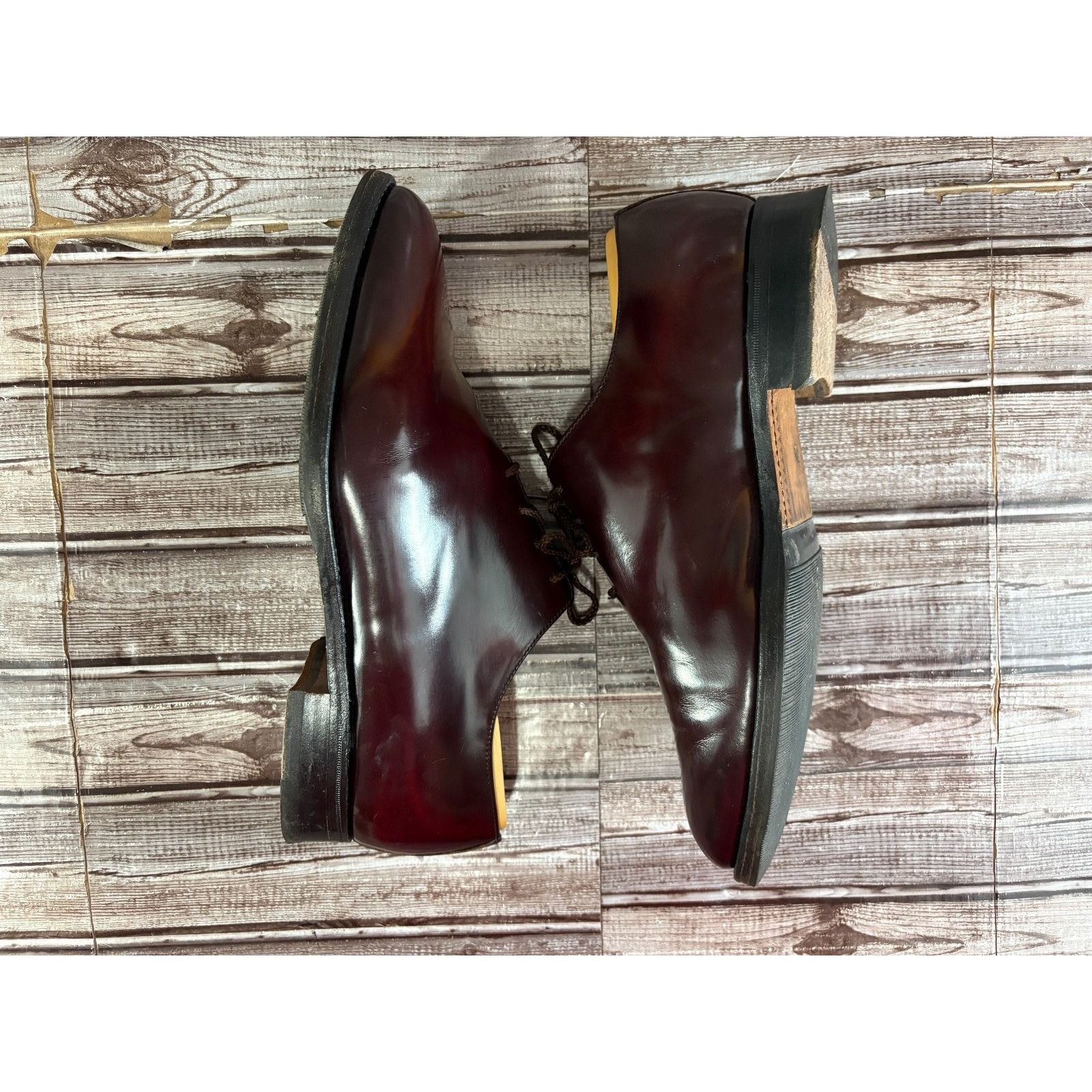 Sanders Sanders of England Finsbury Wholecut Dress Shoes Mens SZ 10. Size US 10.5 / EU 43-44 - 4 Thumbnail