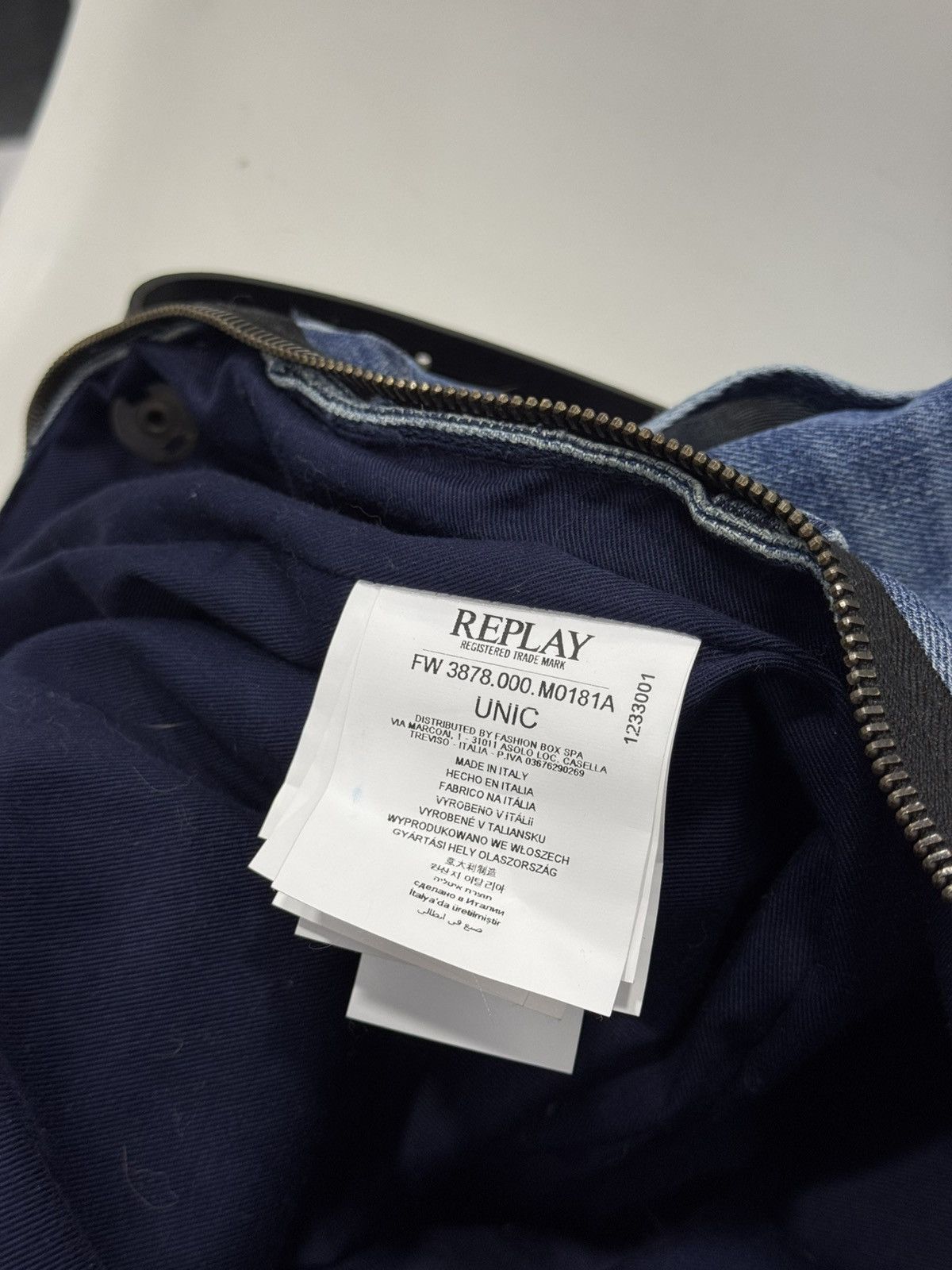 Replay Repley Upcycled denim bag Size ONE SIZE - 10 Thumbnail