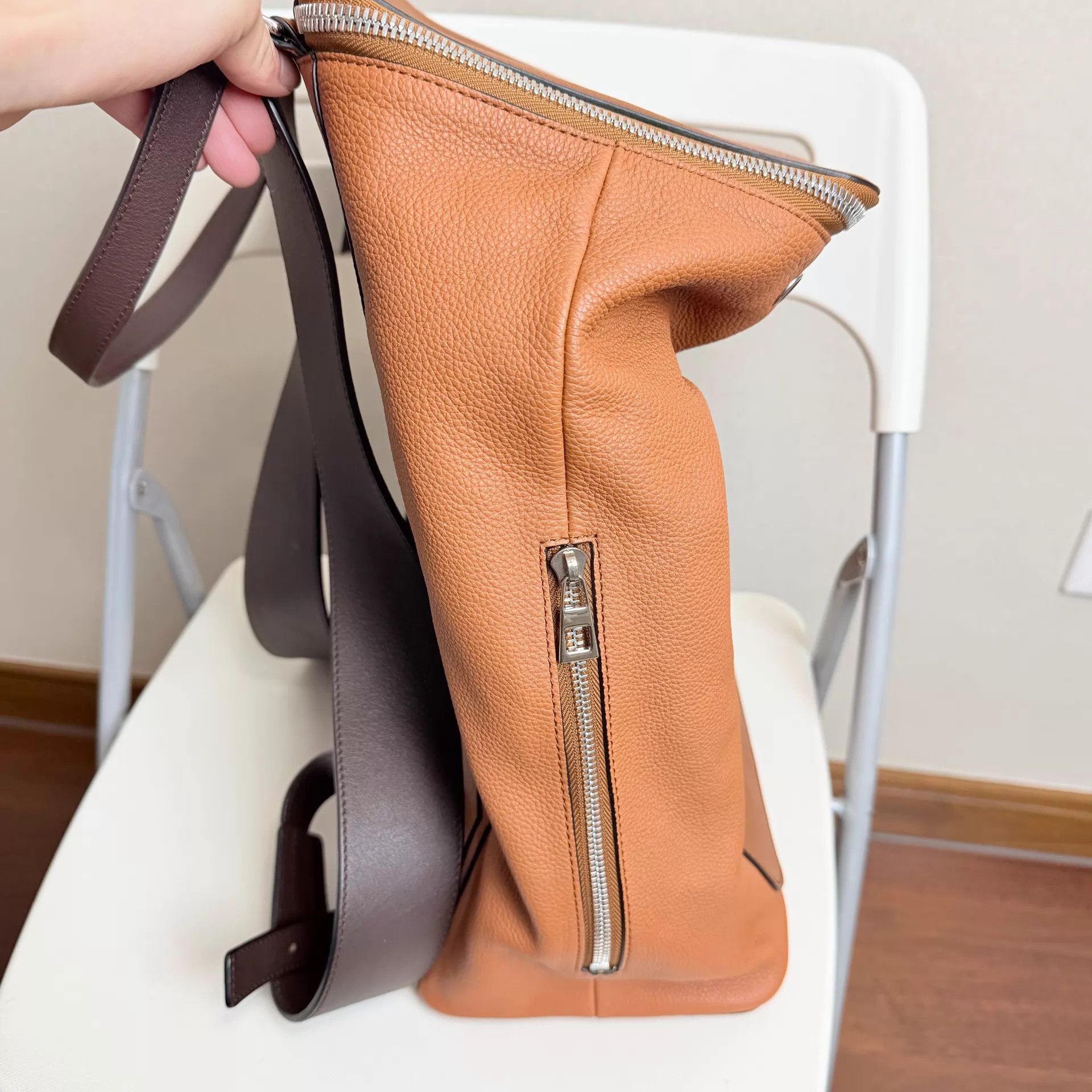 Loewe LOEWE Goya Backpack Large Caramel Maple Brown Size ONE SIZE - 4 Thumbnail
