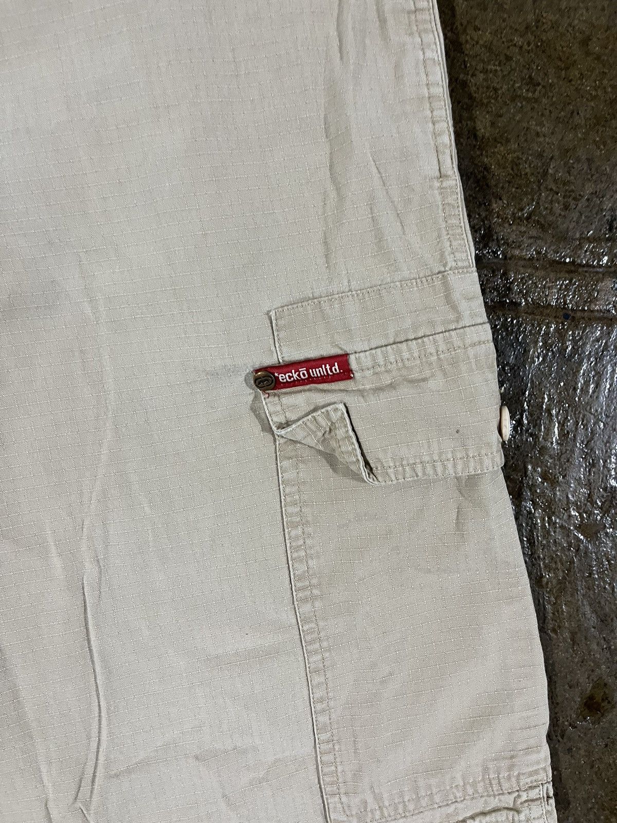 Ecko Unltd. × JNCO × Vintage Crazy Vintage Y2K Ecko UNLTD Baggy Skater Cargo Shorts Size US 32 / EU 48 - 6 Thumbnail