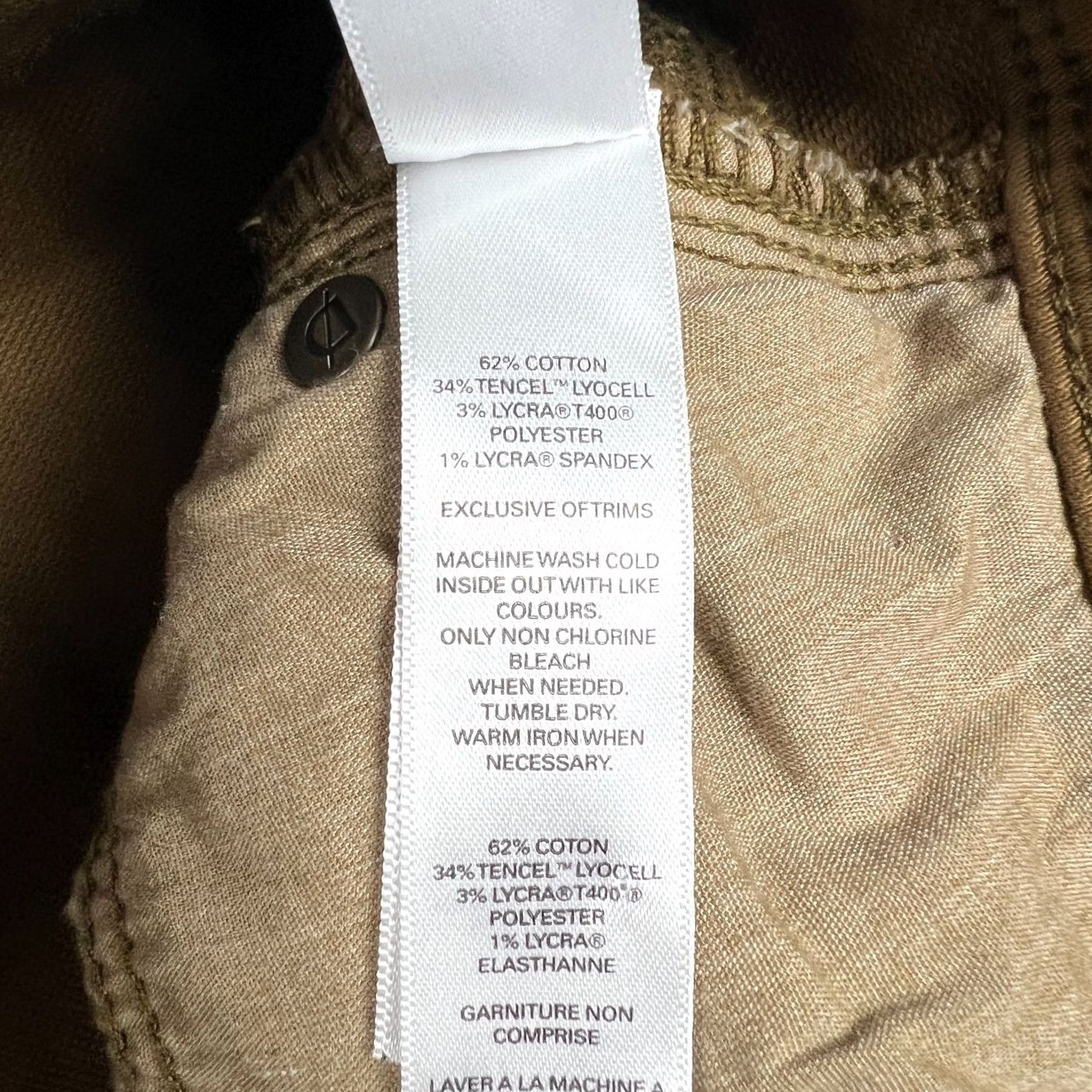 DUER DUER DU/ER No Sweat N2X Relaxed Taper Pants Chino Stretch Beige 32x28 Mens Size US 32 / EU 48 - 4 Thumbnail