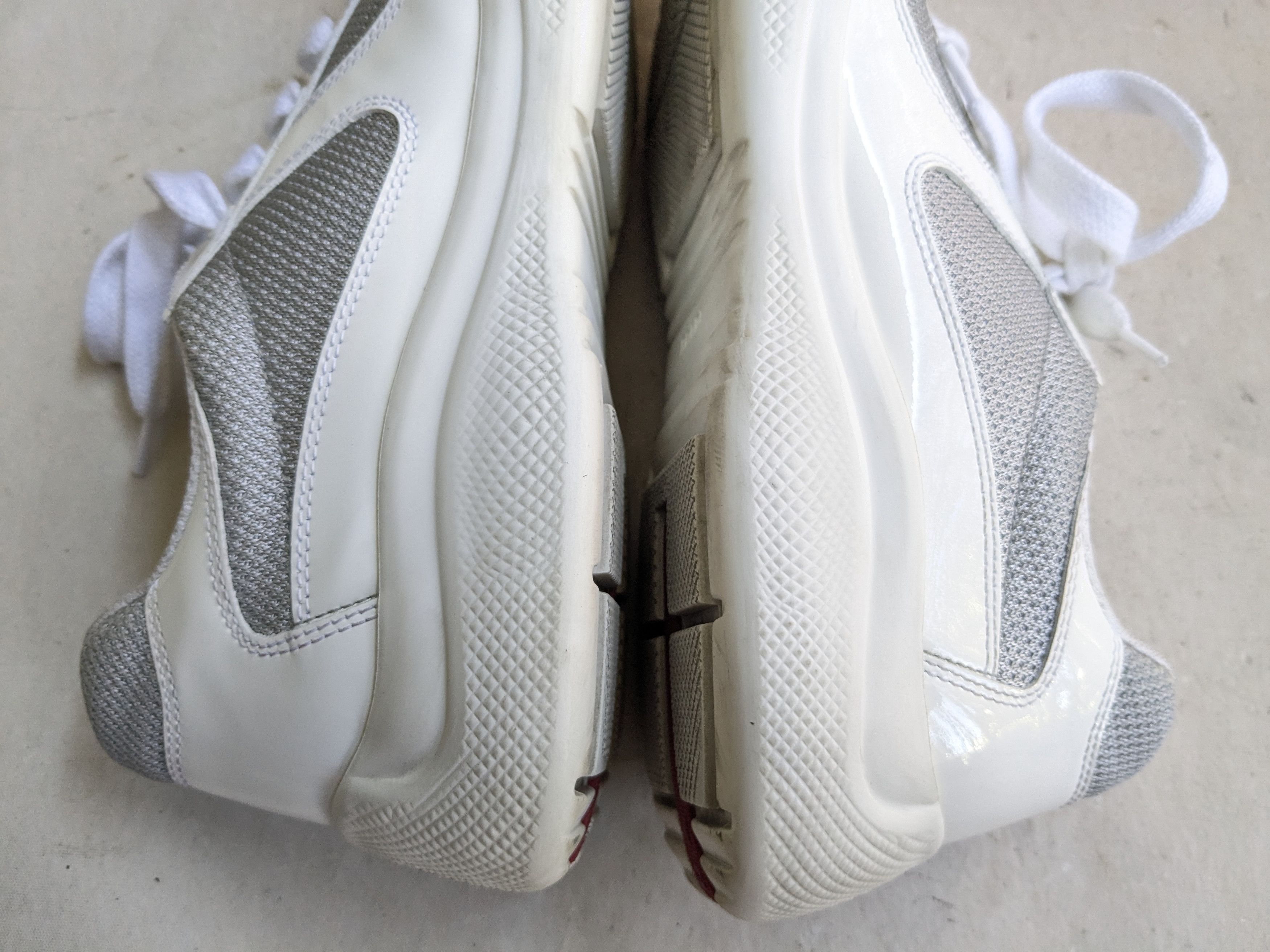 Prada Prada America's Cup White 8 Low Silver Patent Leather Size US 8 / EU 41 - 3 Thumbnail