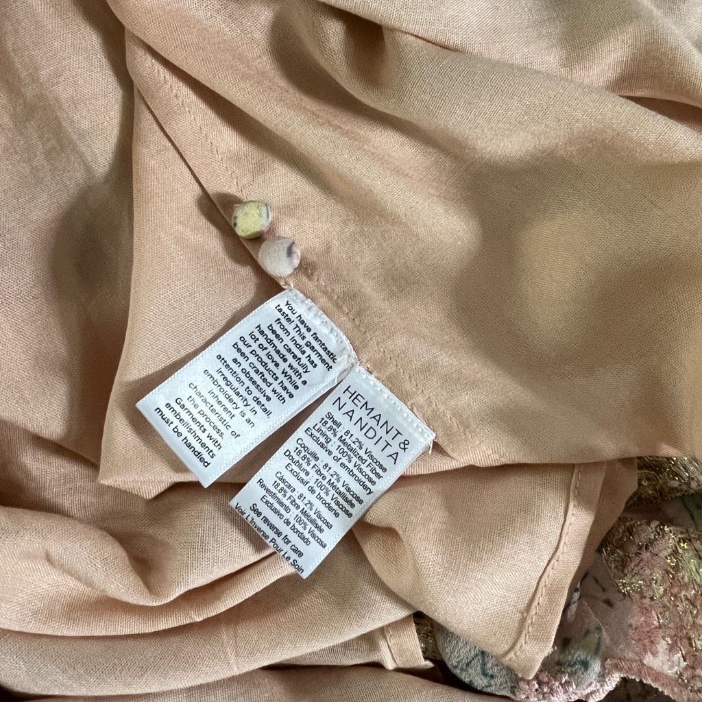 Other HEMANT AND NANDITA Nora Maxi Dress in Rose Pink Size XS / US 0-2 / IT 36-38 - 11 Thumbnail