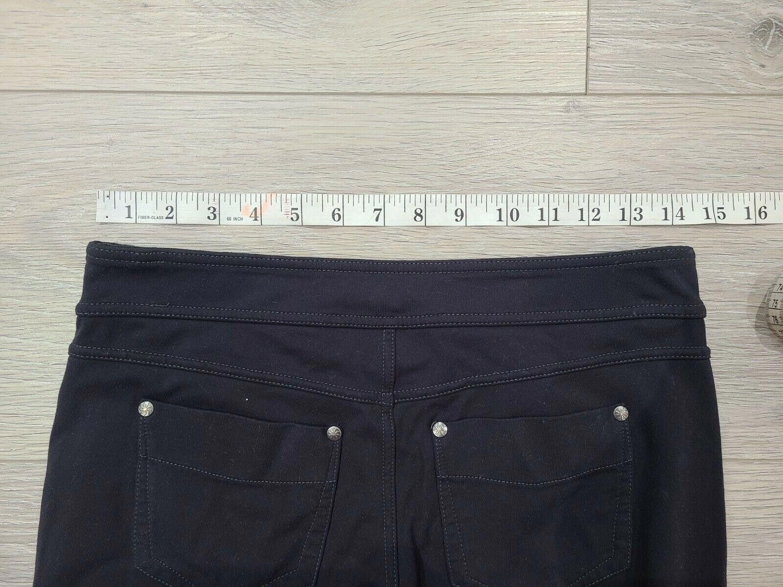 Designer Athleta Capri Pants Small Grey Yoga Pilates Size 28" / US 6 / IT 42 - 4 Thumbnail
