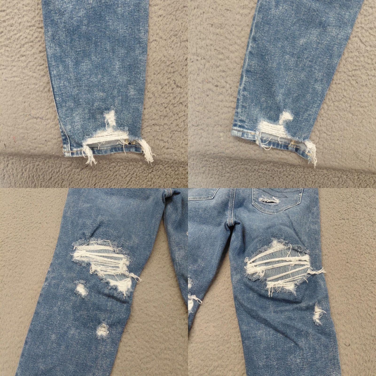 American Eagle Outfitters American Eagle Jeans Women’s Size 4 XLong Blue Distressed Denim Stretch Nice Size 27" / US 4 / IT 40 - 10 Thumbnail