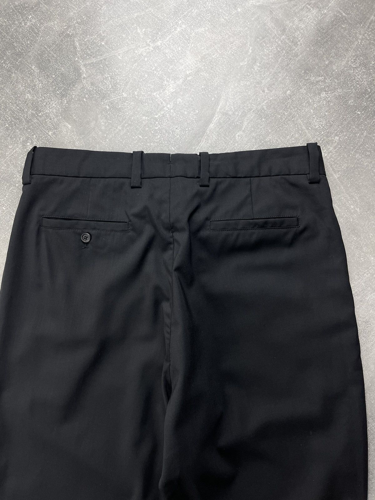 OAMC OAMC Avant-Garde Tailored Wool Cropped Trousers Black Size US 34 / EU 50 - 8 Thumbnail