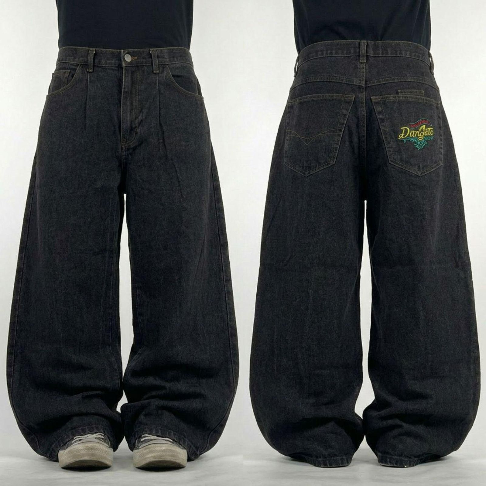 Streetwear × Vintage Vintage Alpinestars Motocross Jeans wide leg