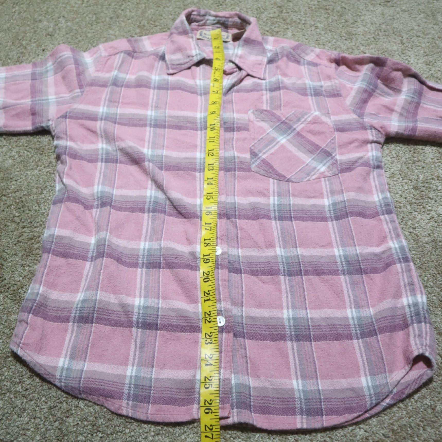 Pinko Vintage New Directions Pink Plaid Fleece Shirt Women's Small Long Sleeve Pullover Size S / US 4 / IT 40 - 6 Thumbnail