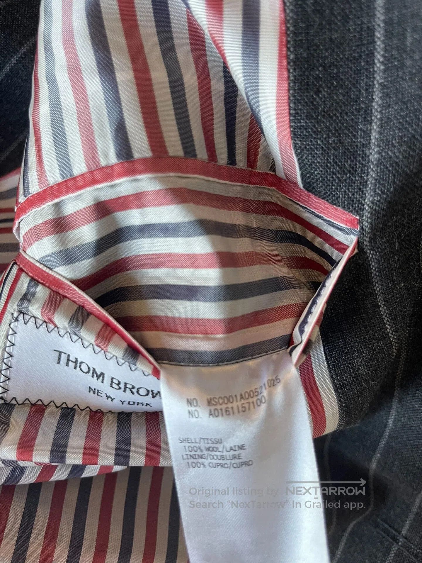 Thom Browne thom browne striped suit jacket for men. Size US M / EU 48-50 / 2 - 5 Thumbnail