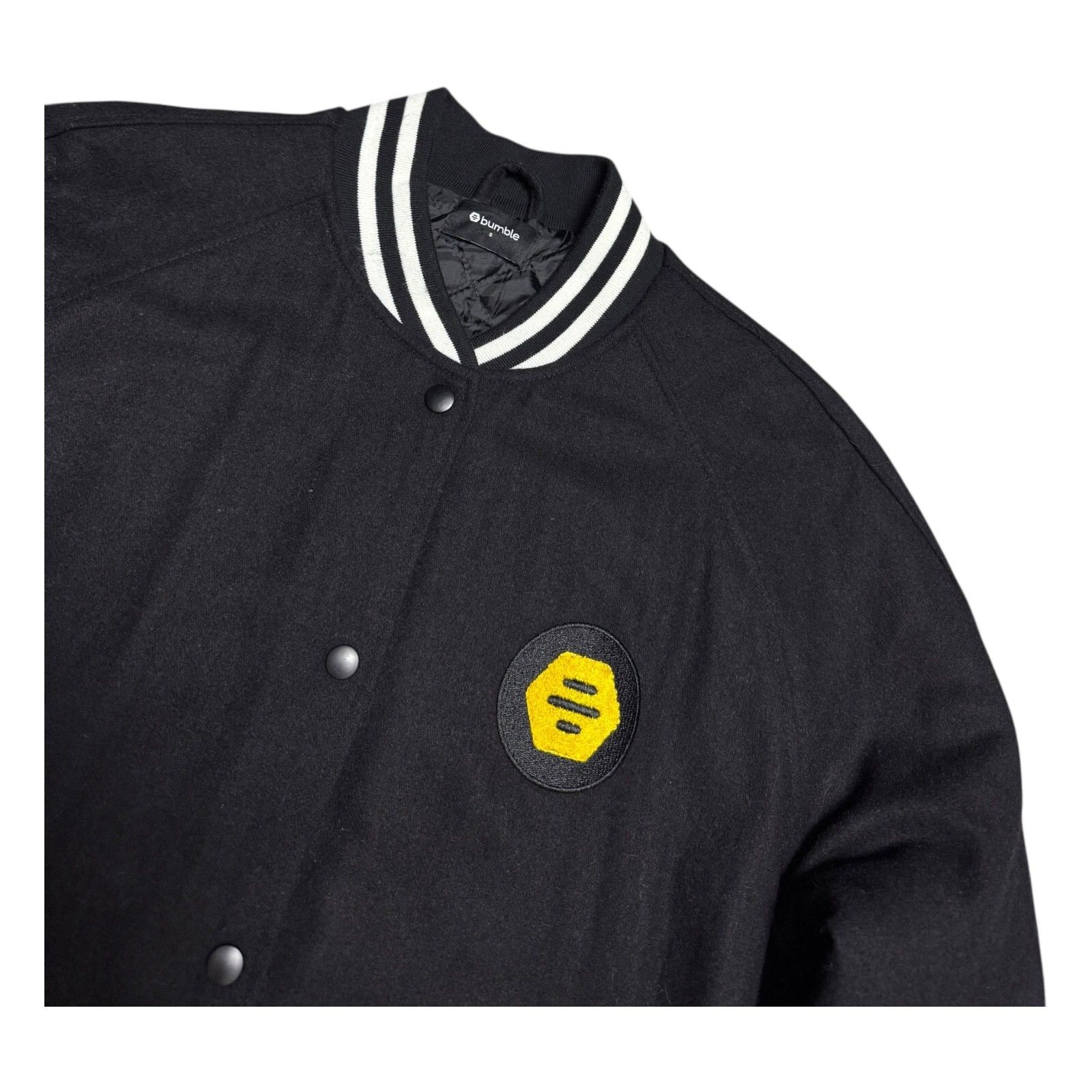 Other BUMBLE Social Dating LETTERMAN Bomber Varsity Jacket Small Size US S / EU 44-46 / 1 - 3 Thumbnail